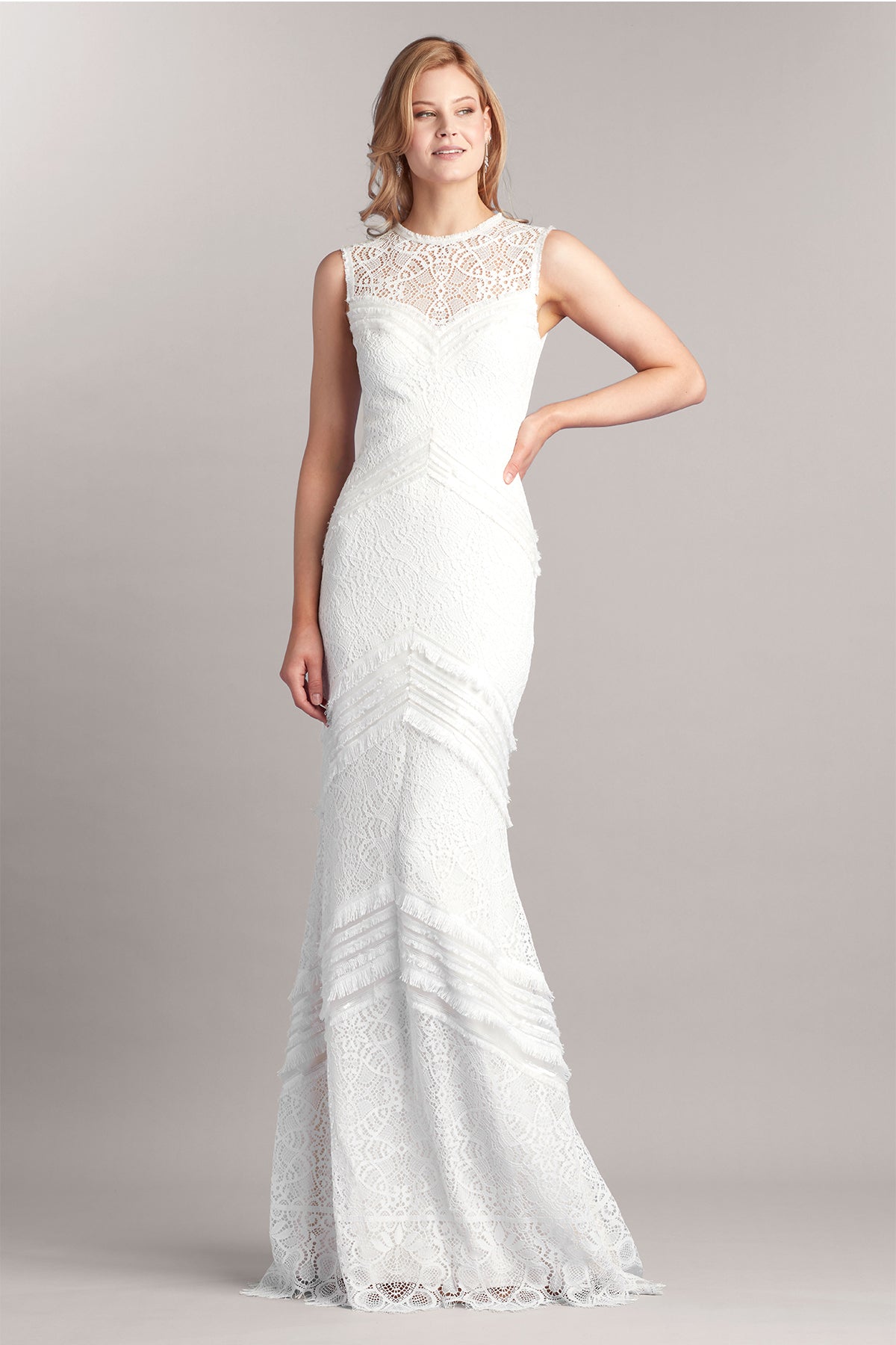 Murielle Lace Illusion Gown