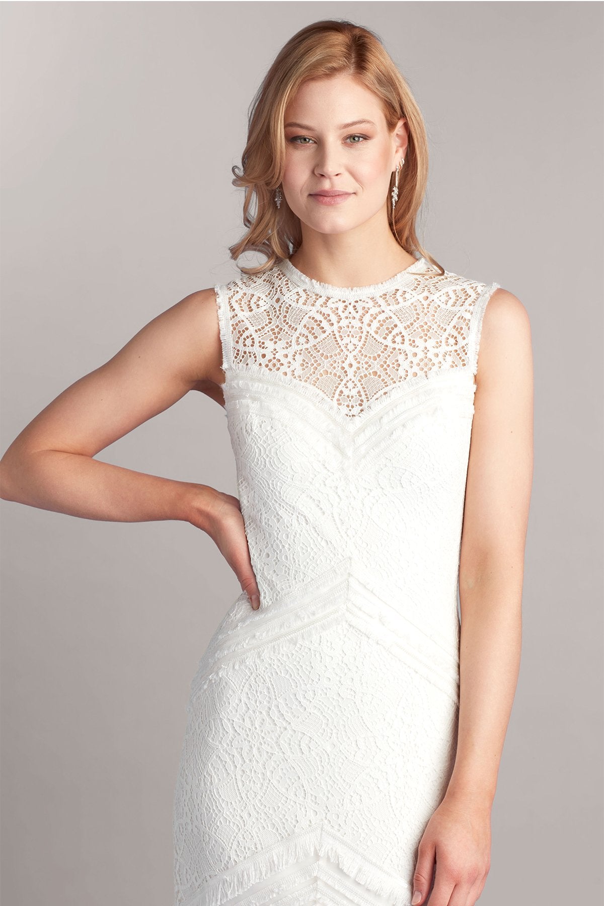 Murielle Lace Illusion Gown