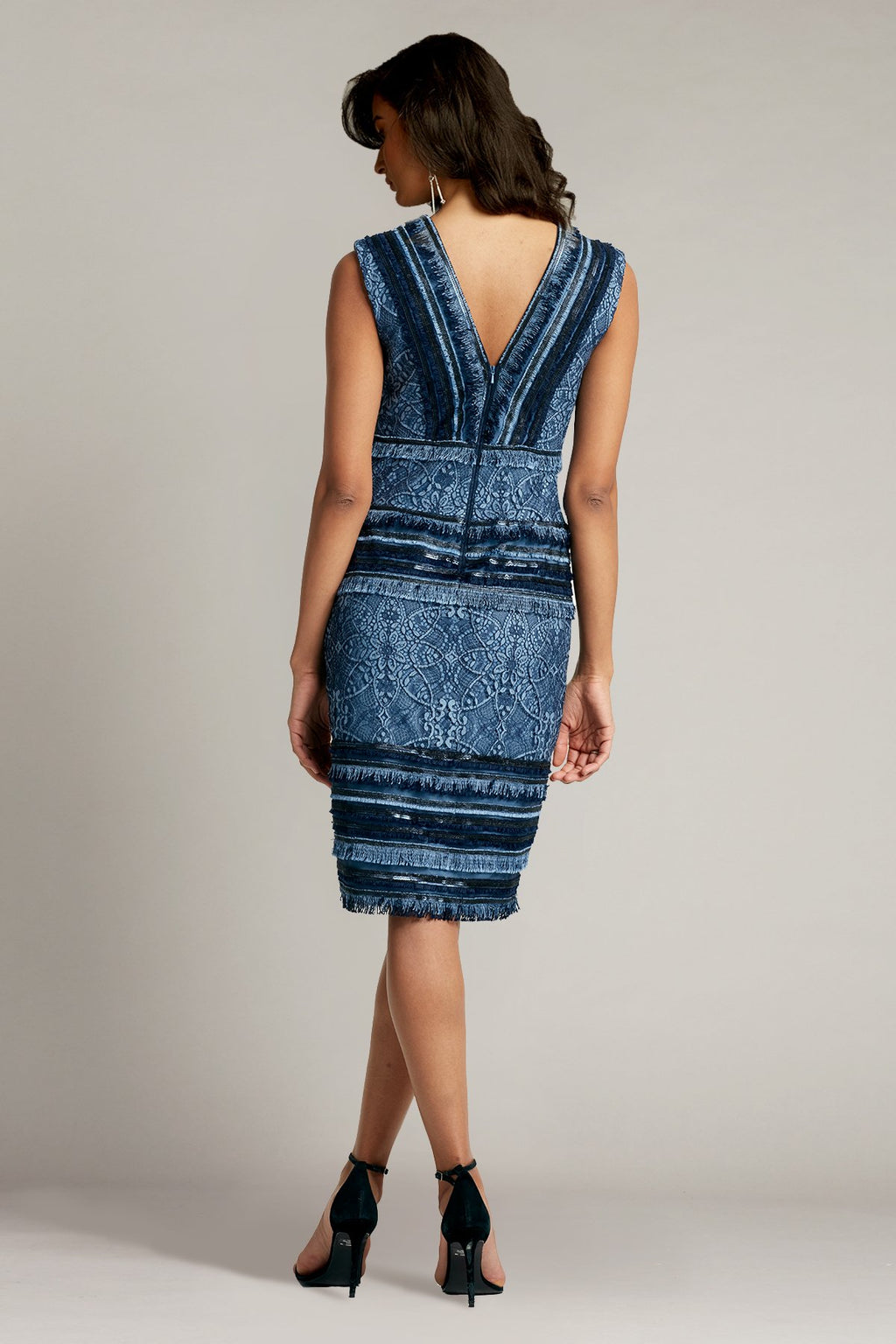 Inci Lace & Fringe Dress