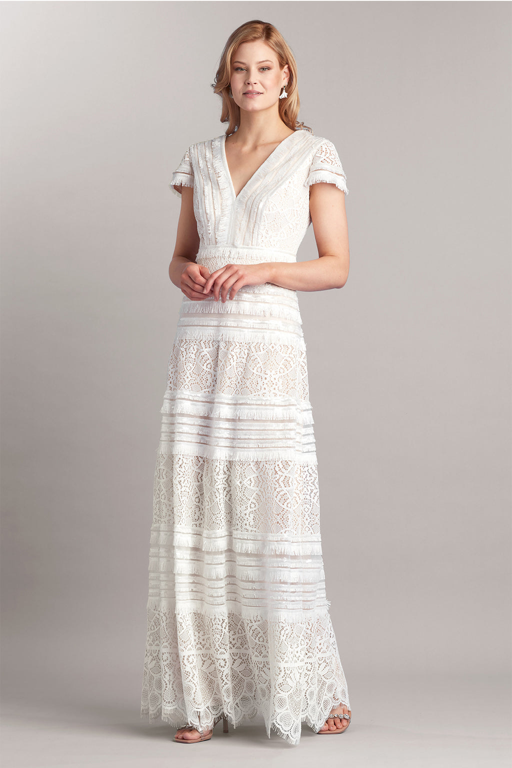 Nisa Lace & Fringe Bridal Gown