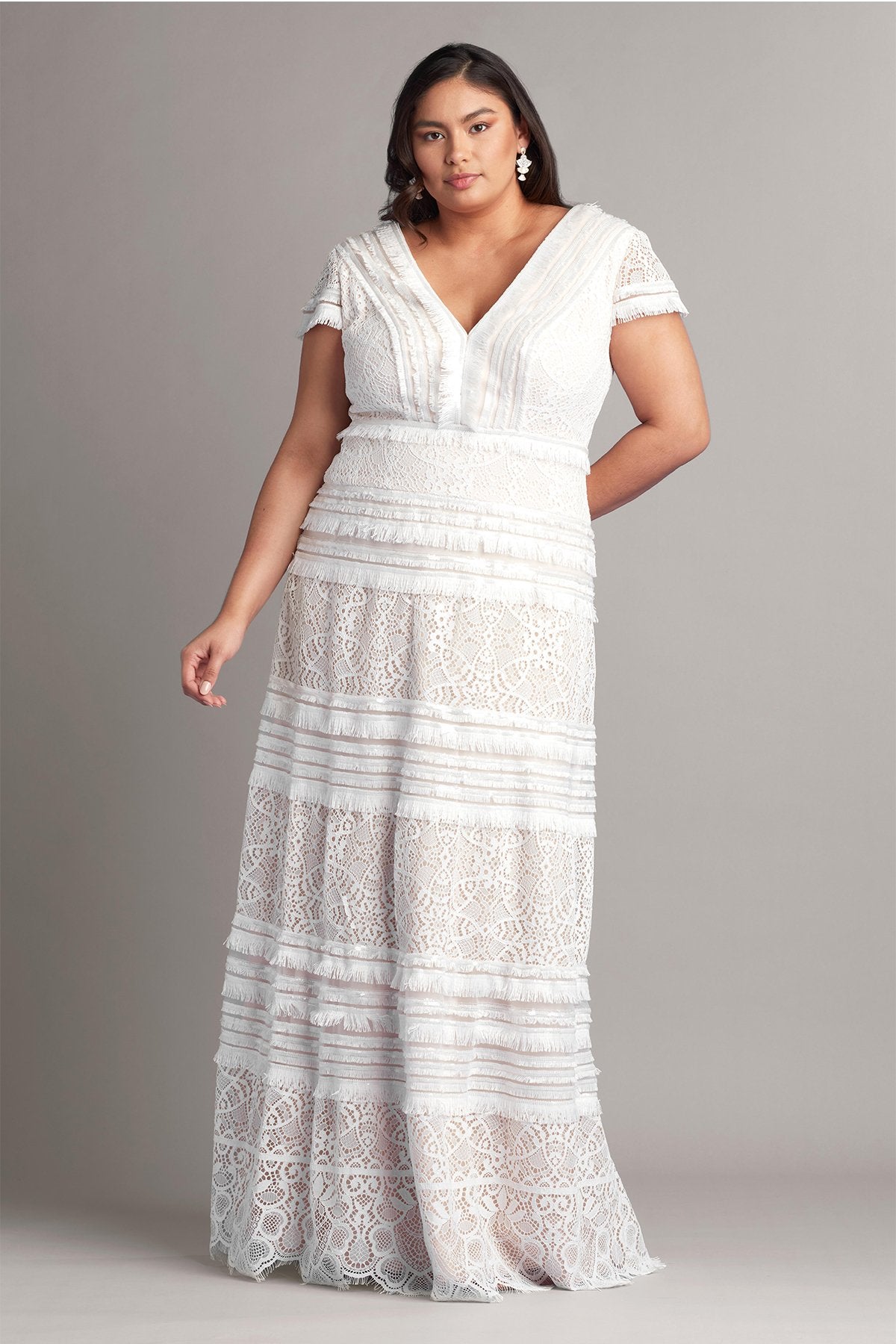 Afonso Floral Jacquard Gown