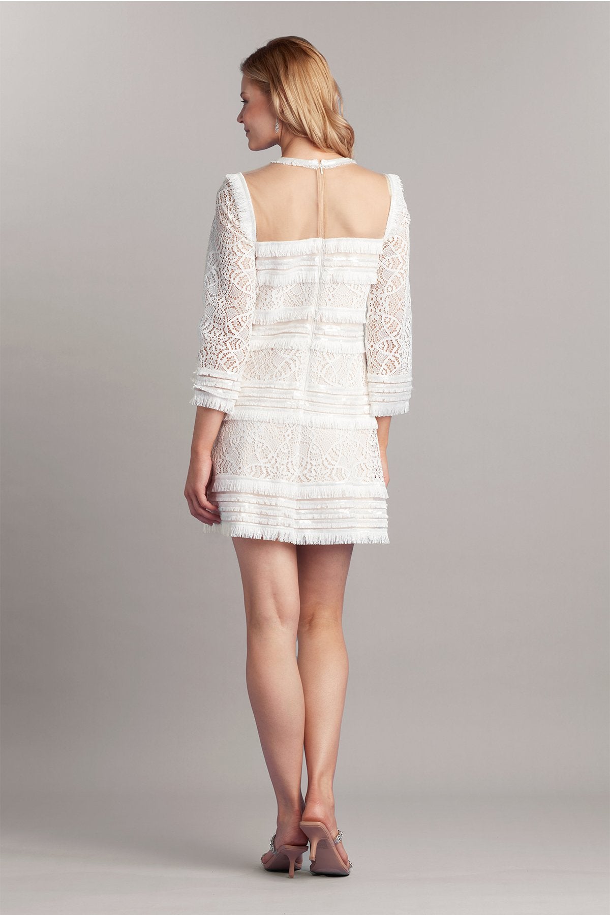 Janie Lace Fringe Dress