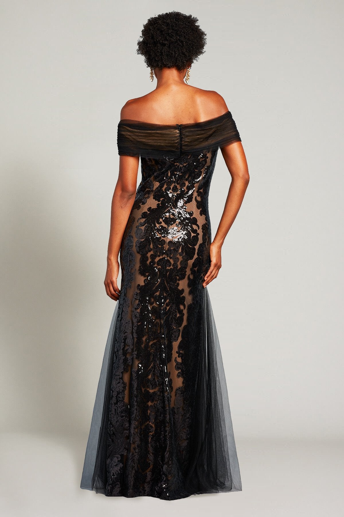 Melek Sequin-Embroidered Tulle Gown