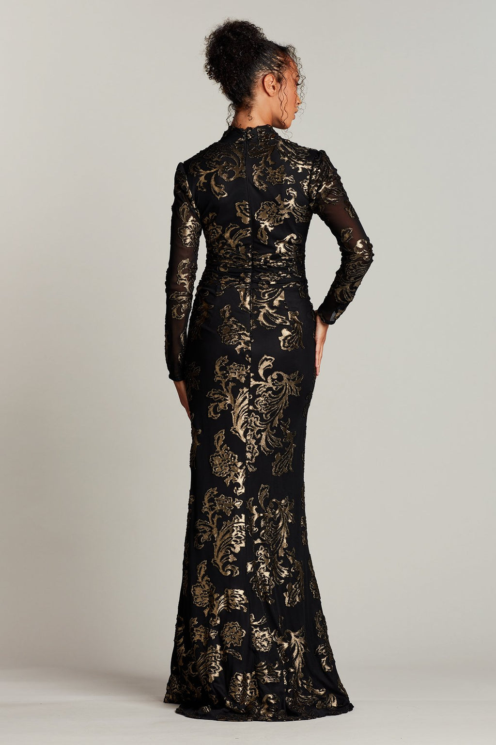 Banu Burnout Velvet Gown