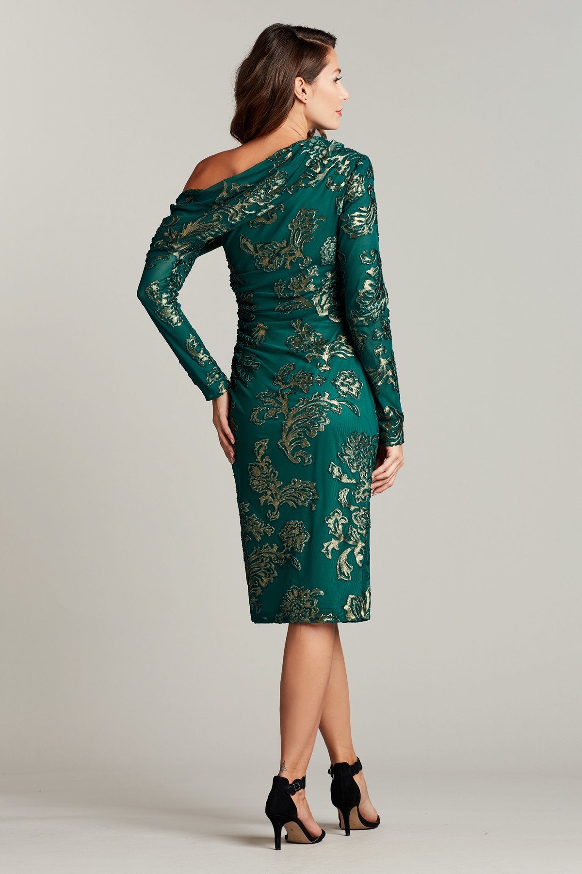 Semih Burnout Velvet Dress