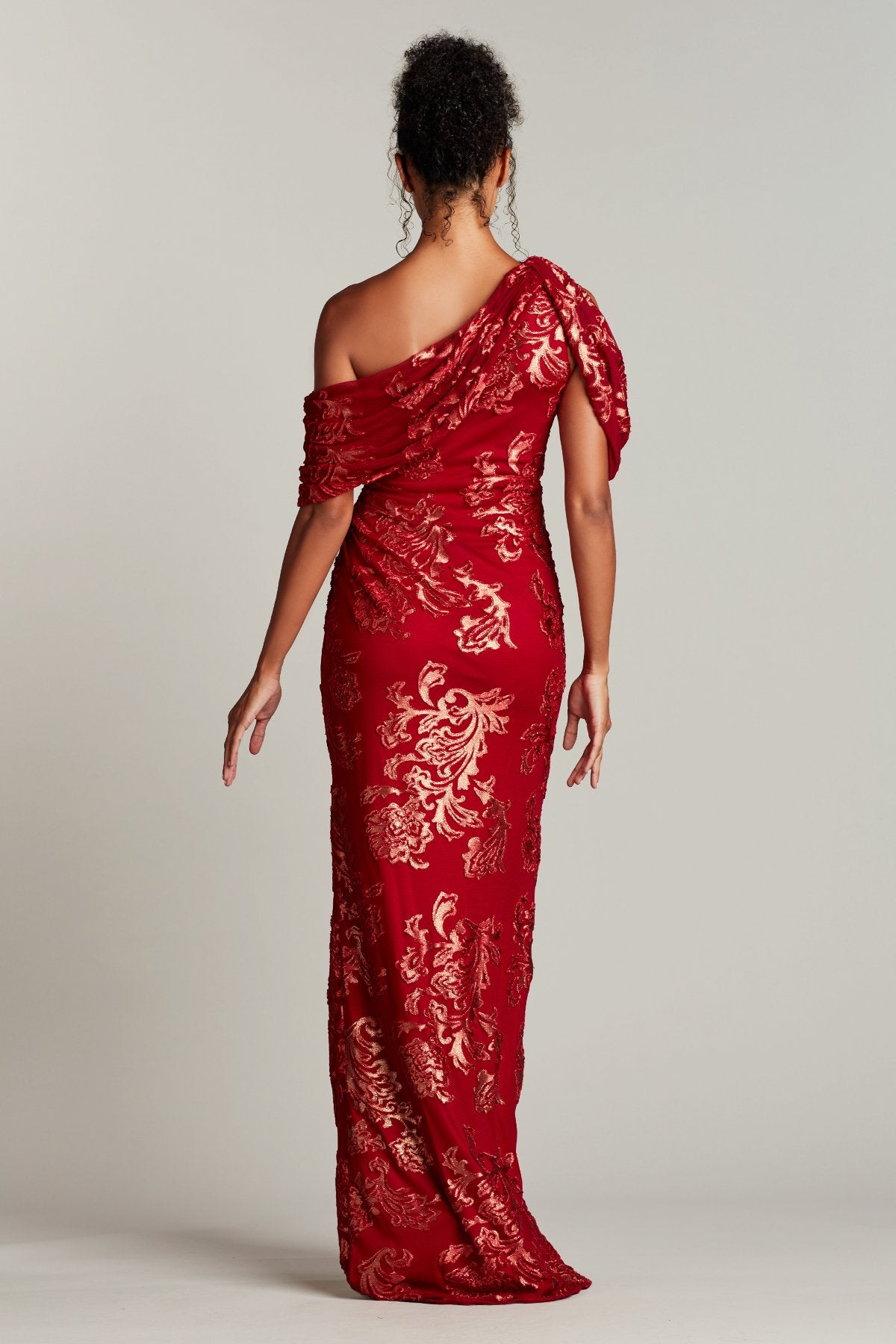 Alara Burnout Velvet Gown