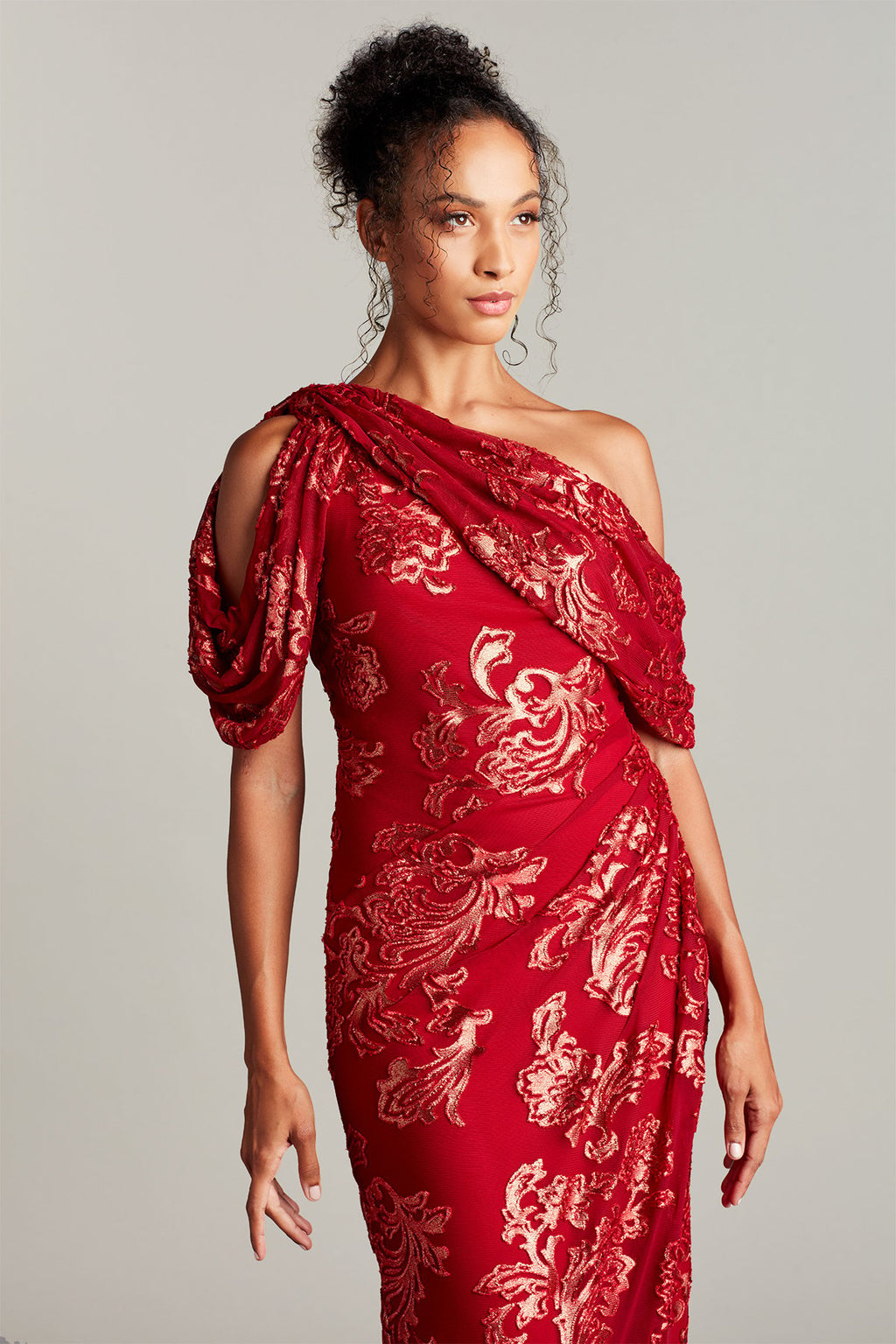 Alara Burnout Velvet Gown