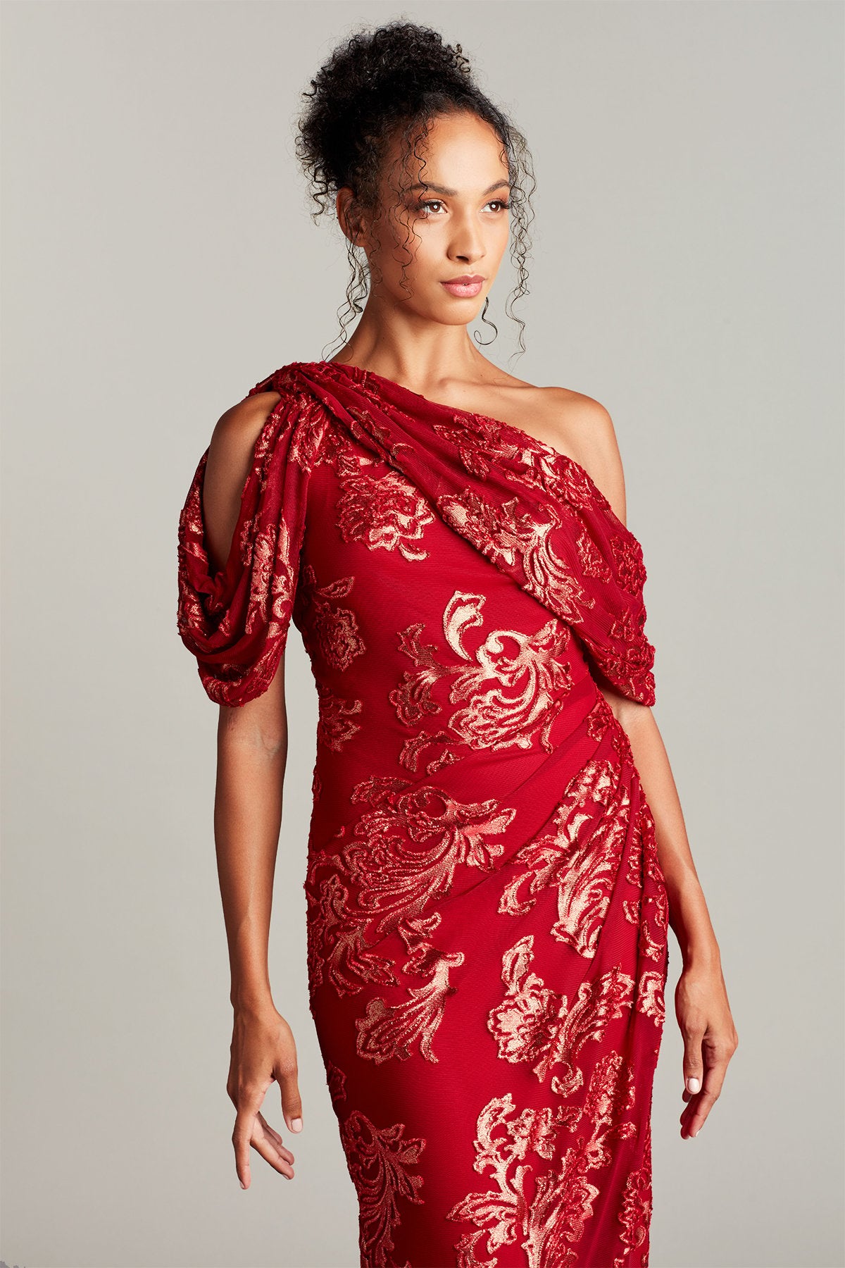 Alara Burnout Velvet Gown