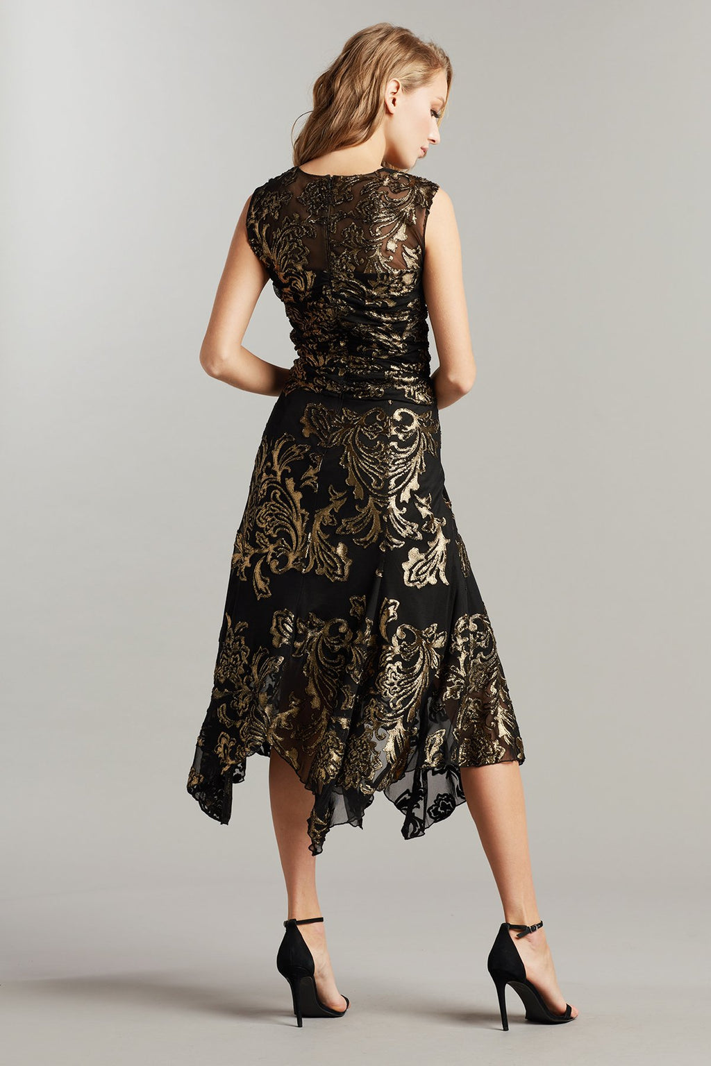 Adlee Handkerchief Hem Dress