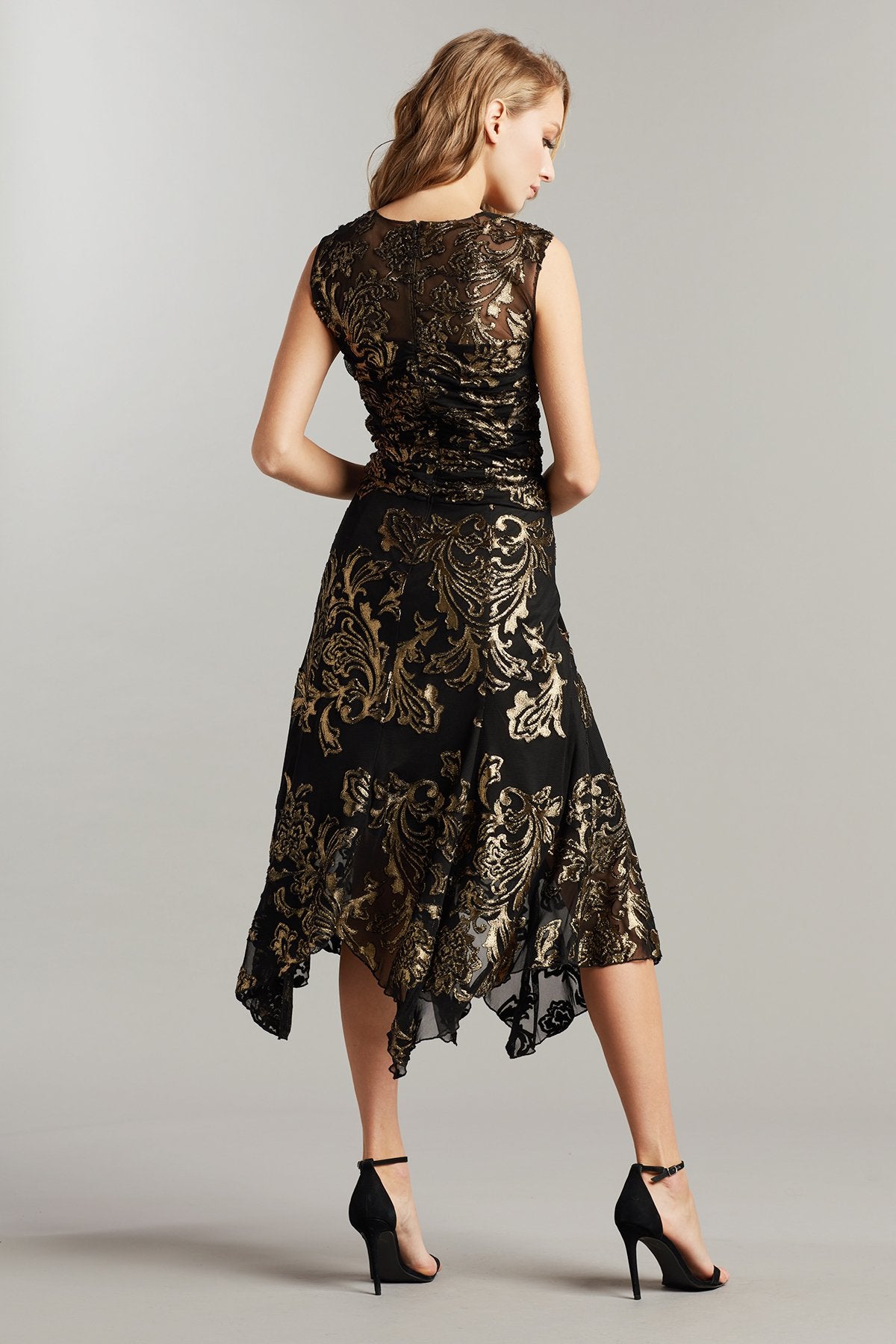 Adlee Handkerchief Hem Dress