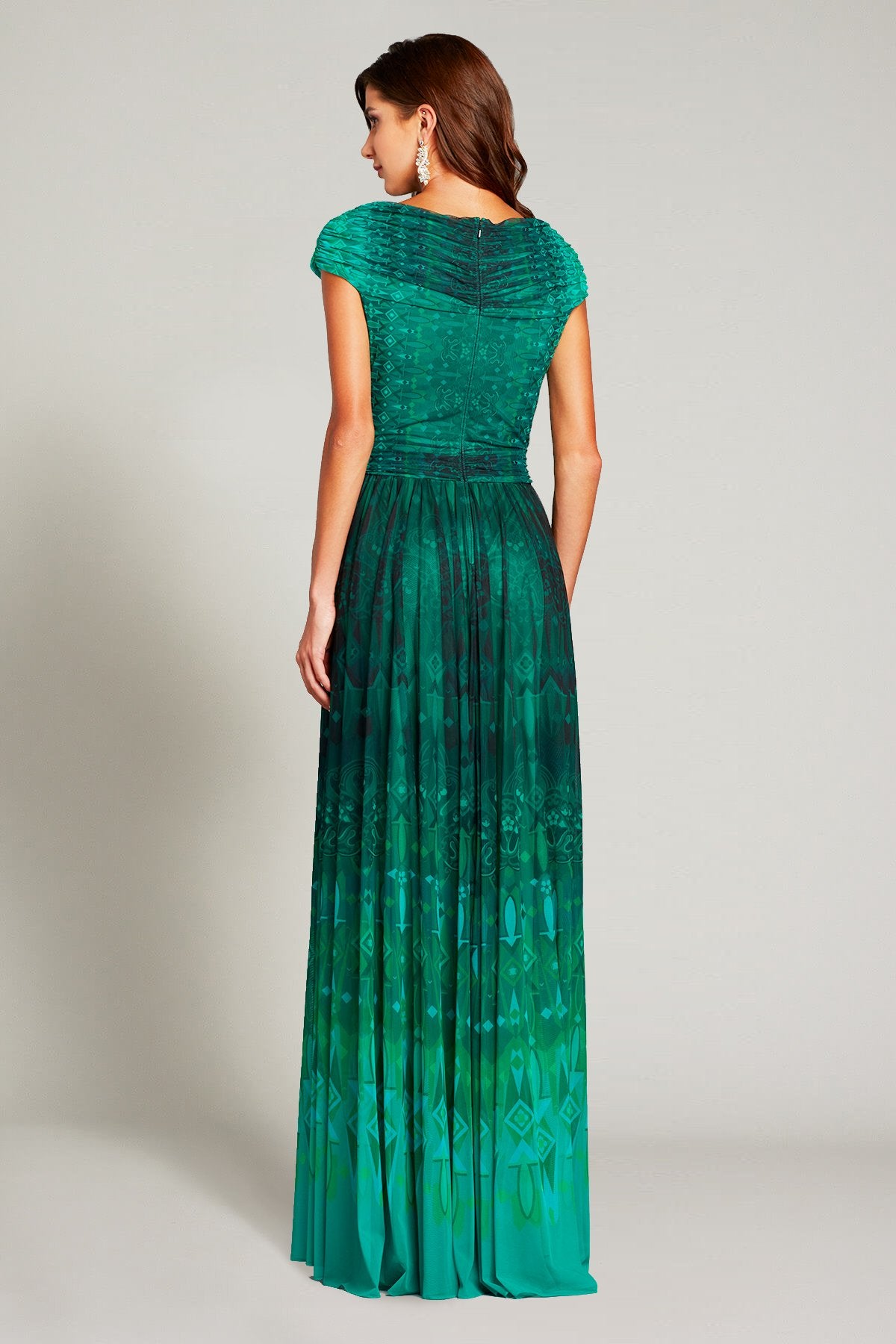 Kosem Ombr_-Print Sweetheart Gown