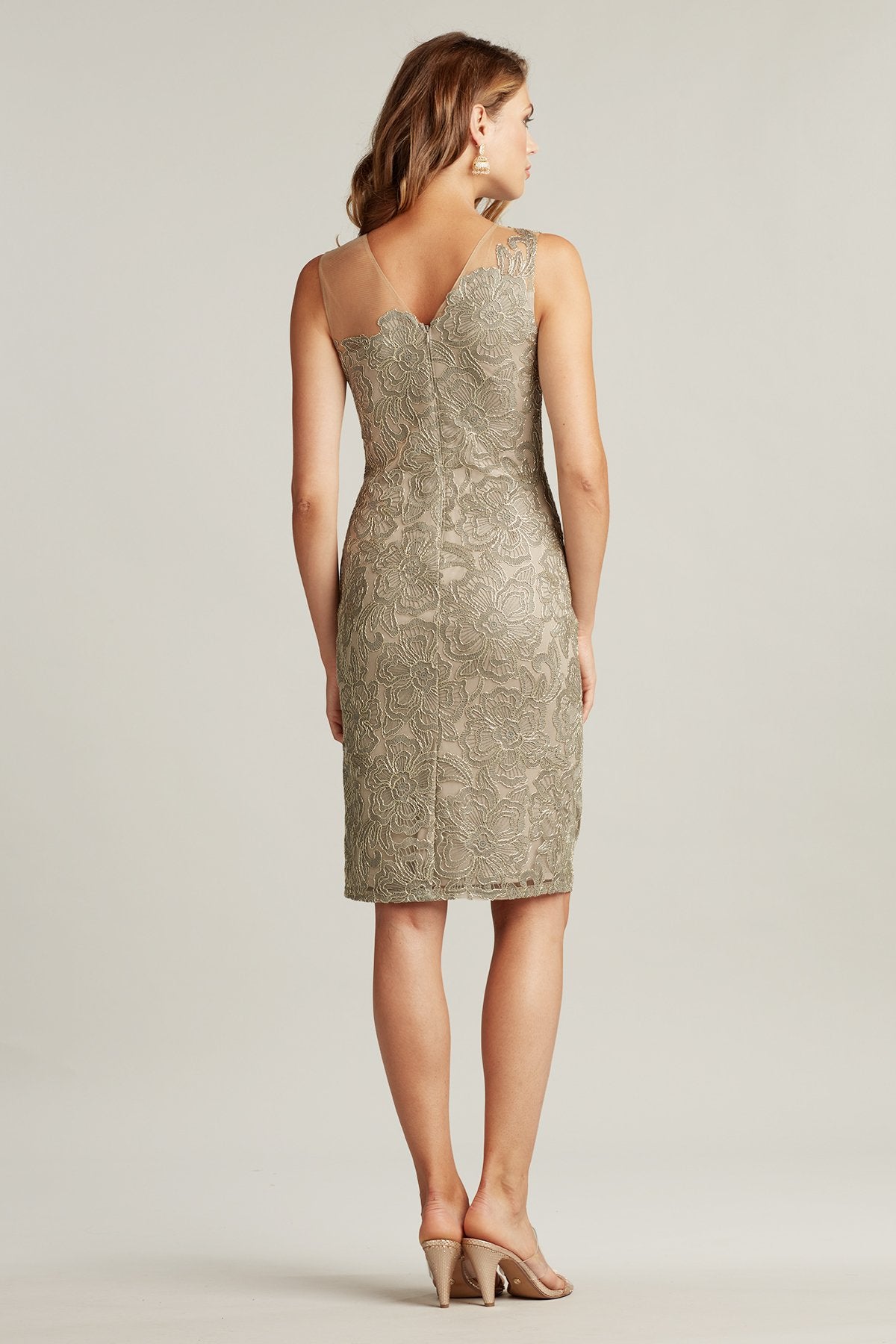 Sahin One-Shoulder Illusion Dress
