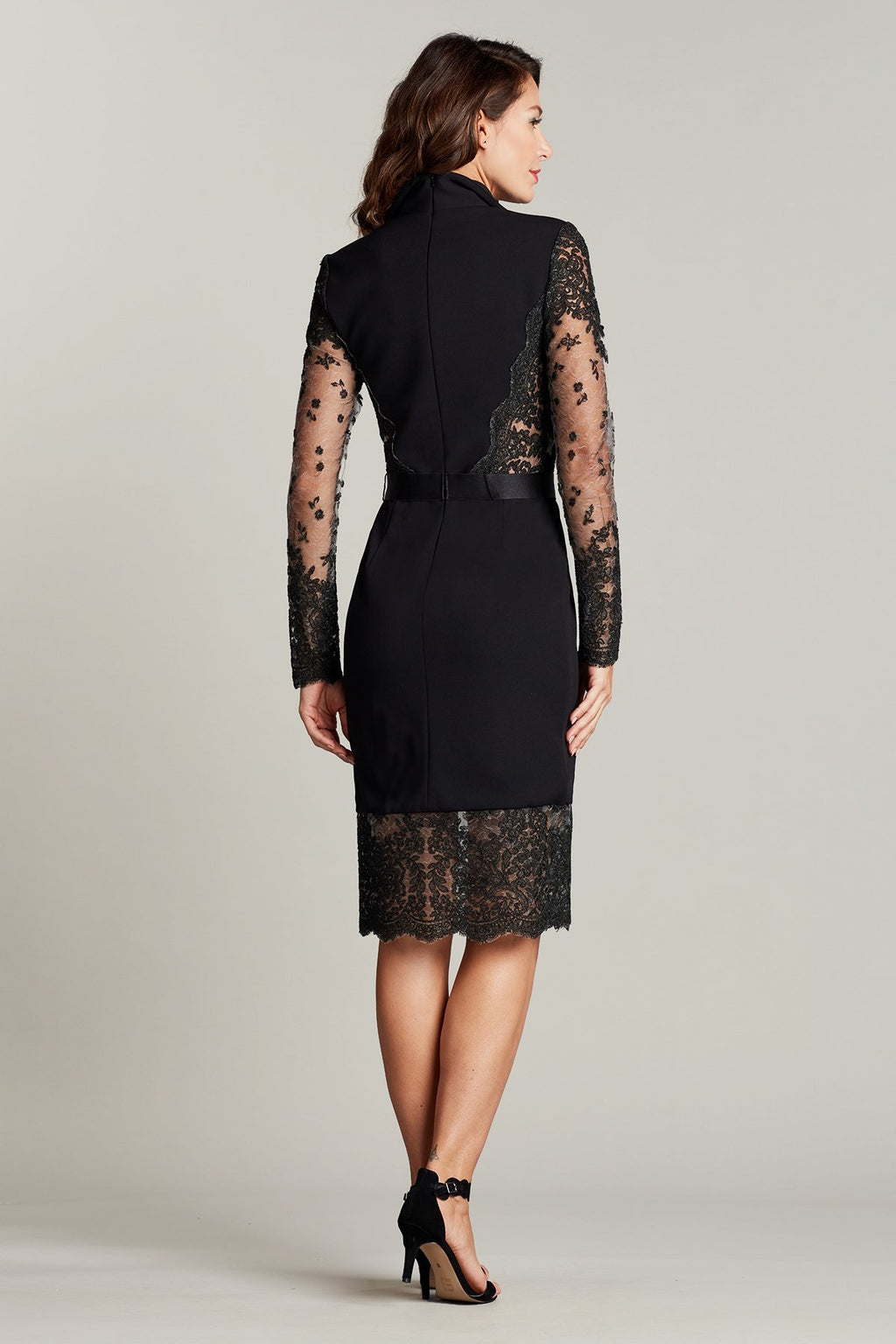 Bataar Embroidered Tulle Crepe Dress