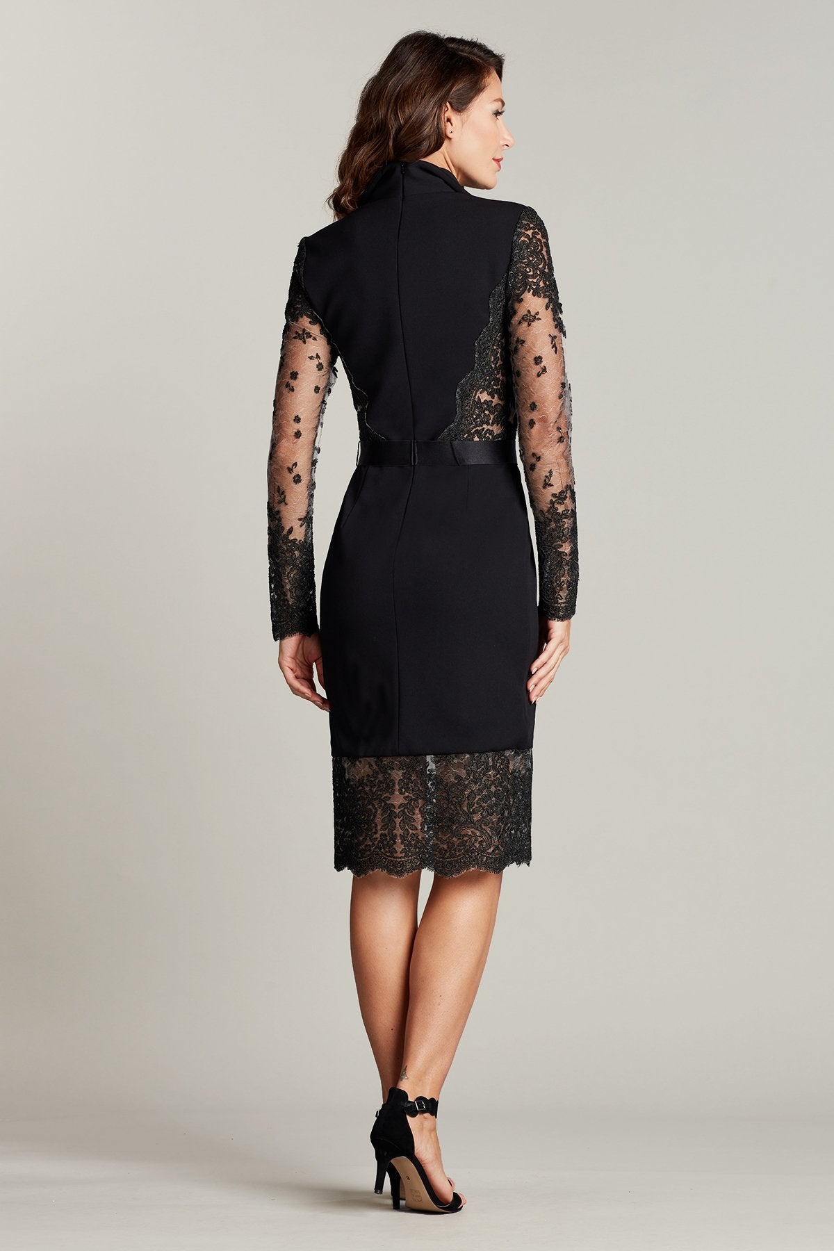 Bataar Embroidered Tulle Crepe Dress