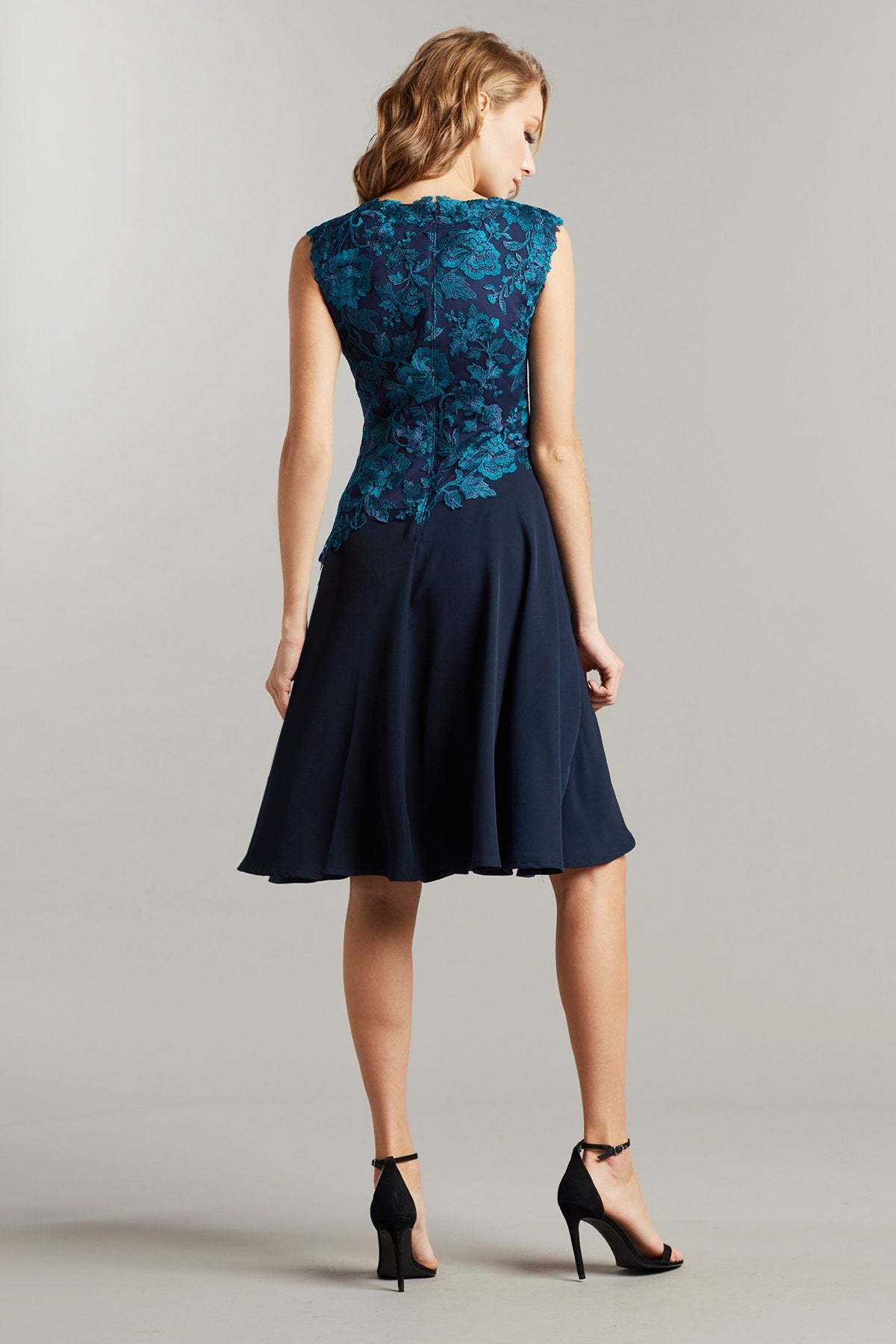 Aydin Floral Embroidered Dress