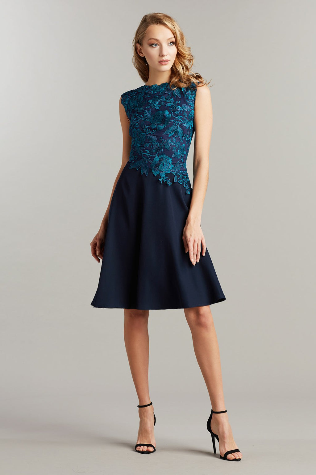 Aydin Floral Embroidered Dress