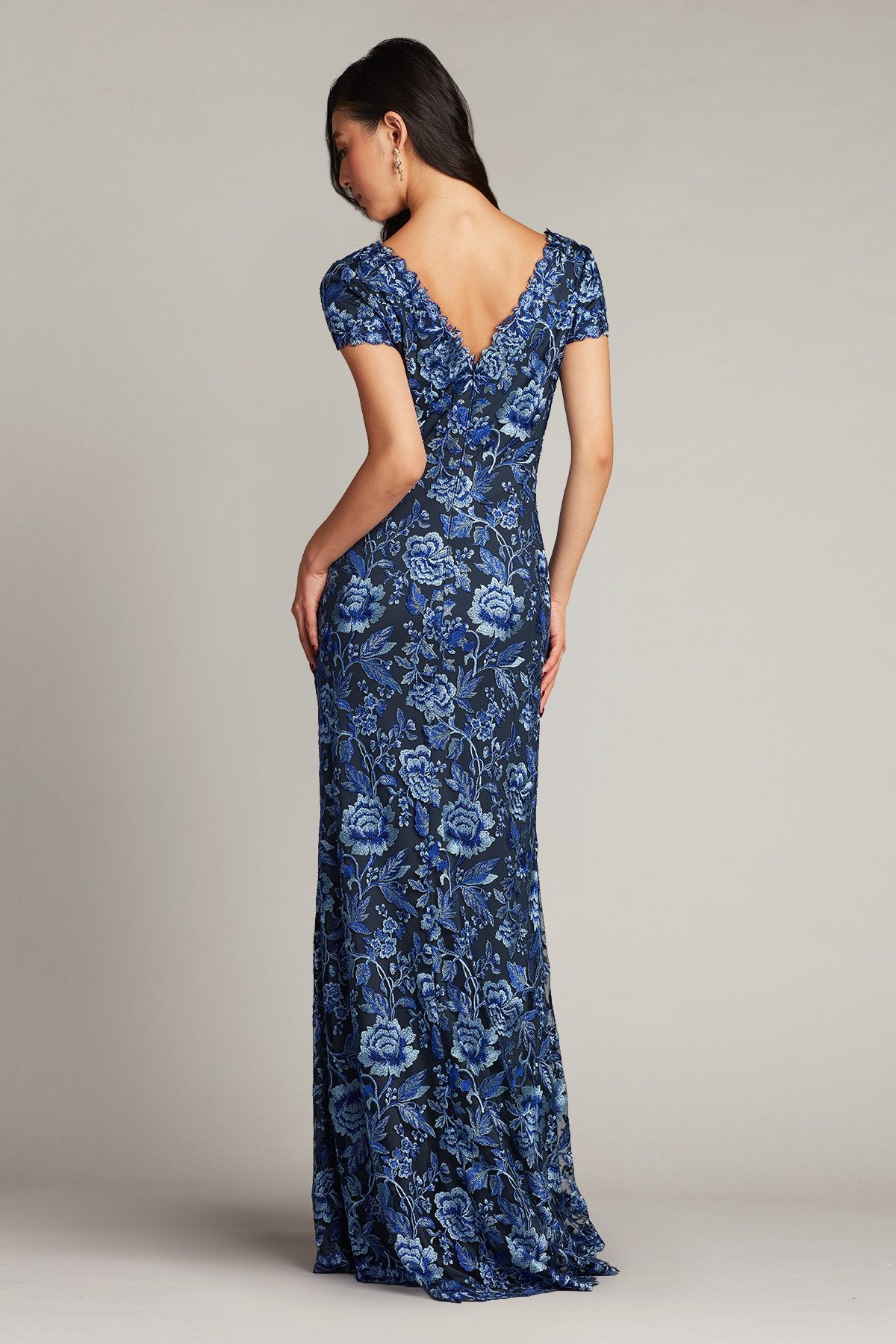 Oran Embroidered Tulle Gown