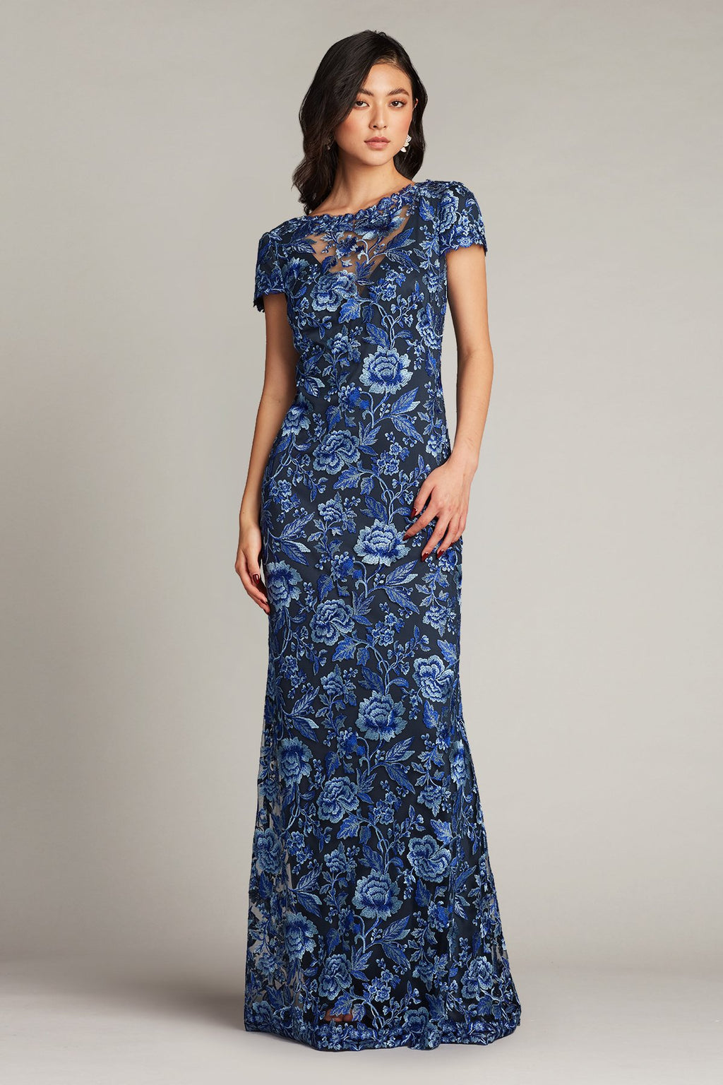 Oran Embroidered Tulle Gown