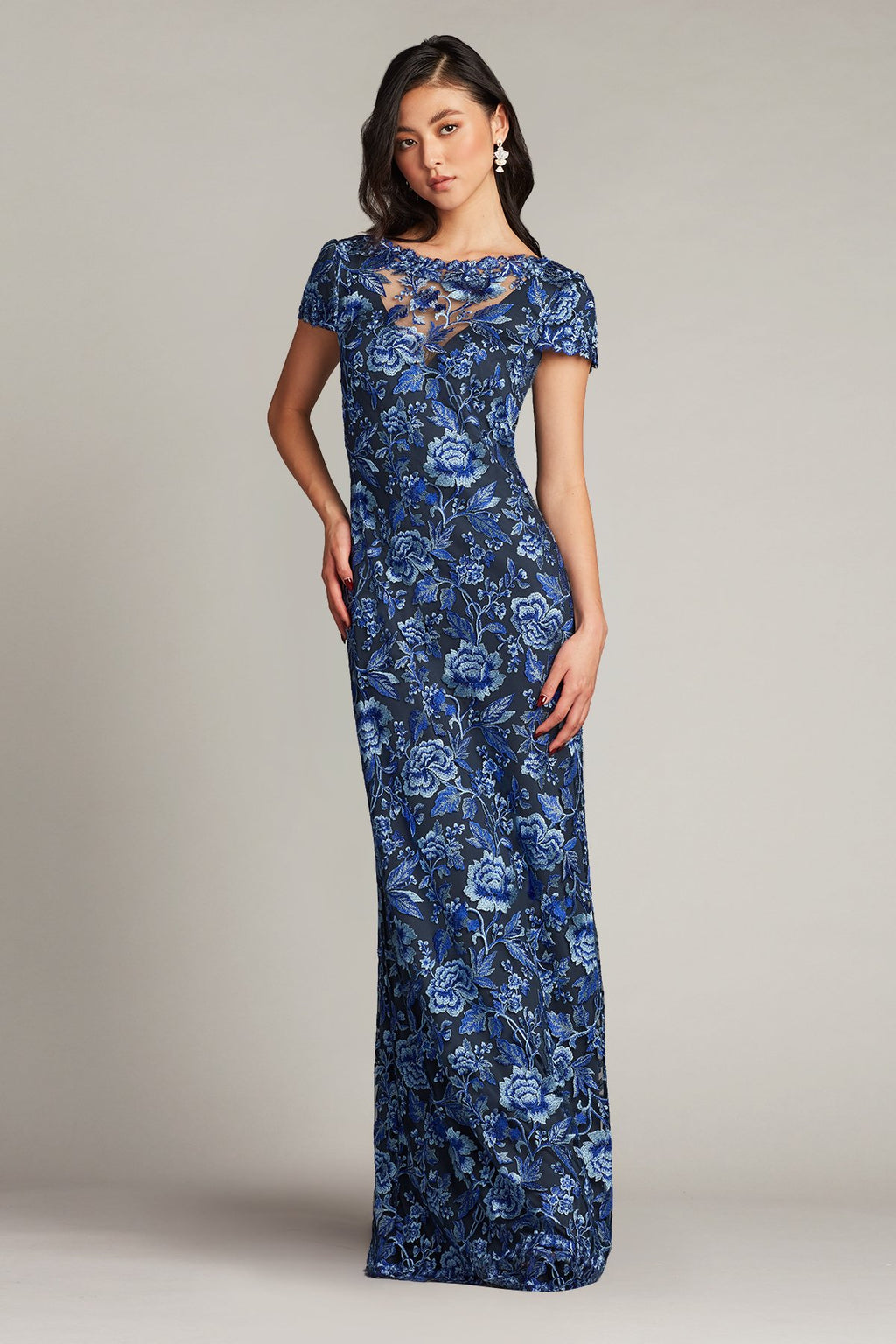 Oran Embroidered Tulle Gown