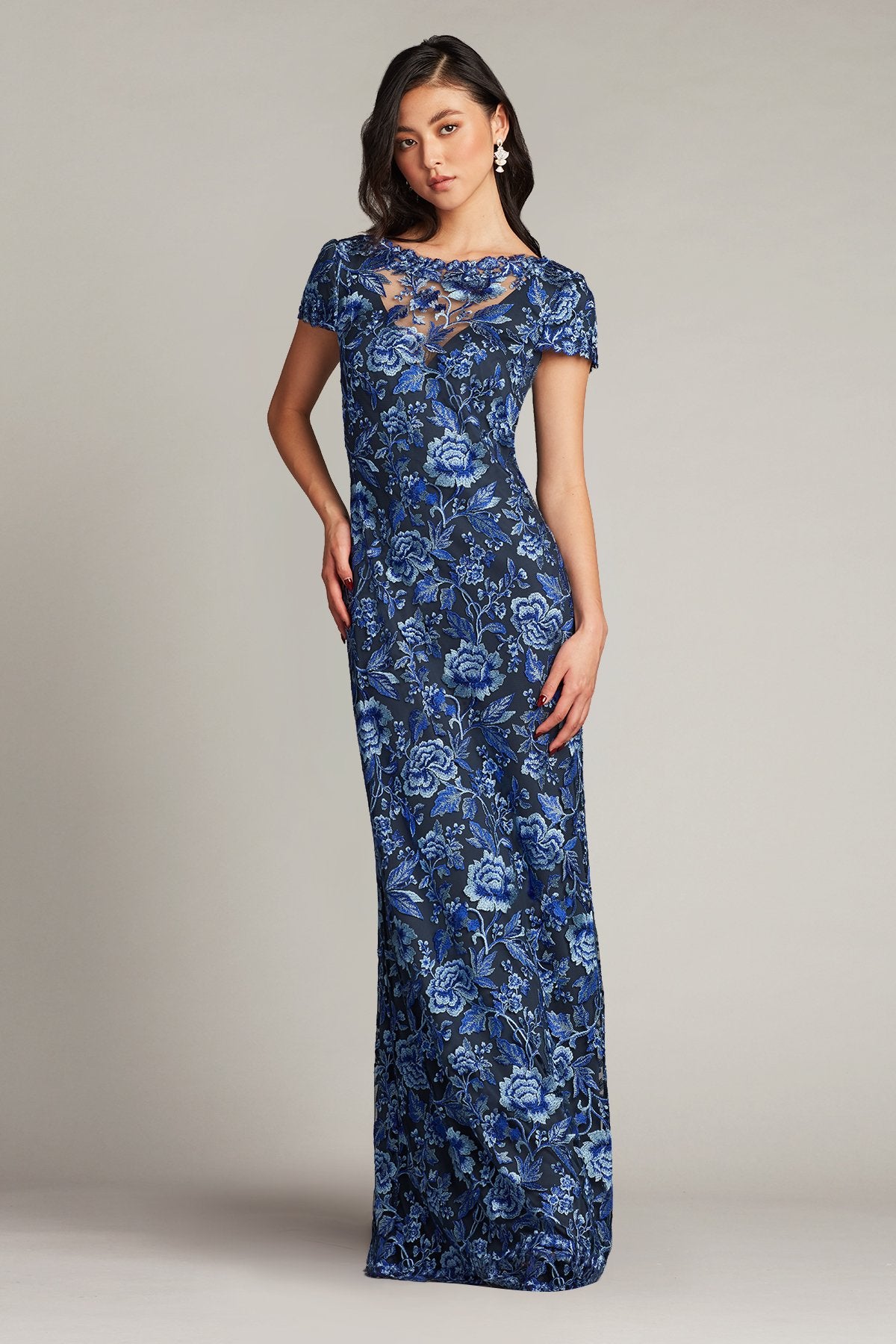Oran Embroidered Tulle Gown