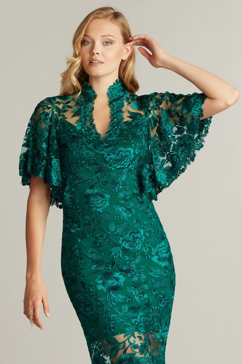 Heizer Butterfly Sleeve Dress