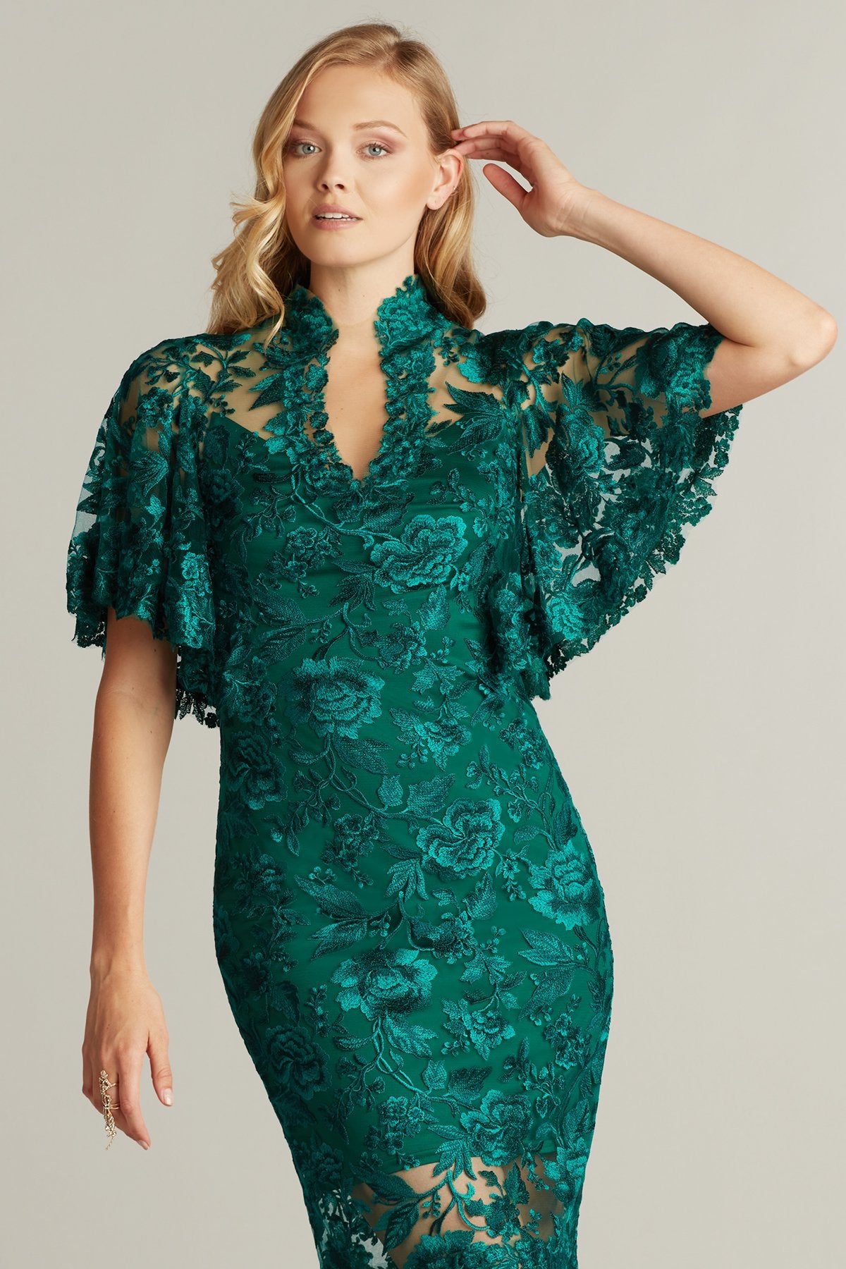 Heizer Butterfly Sleeve Dress