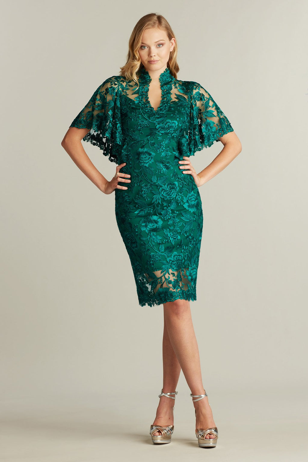 Heizer Butterfly Sleeve Dress