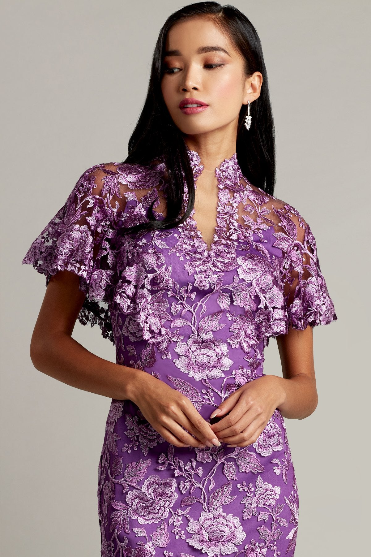 Heizer Butterfly Sleeve Dress