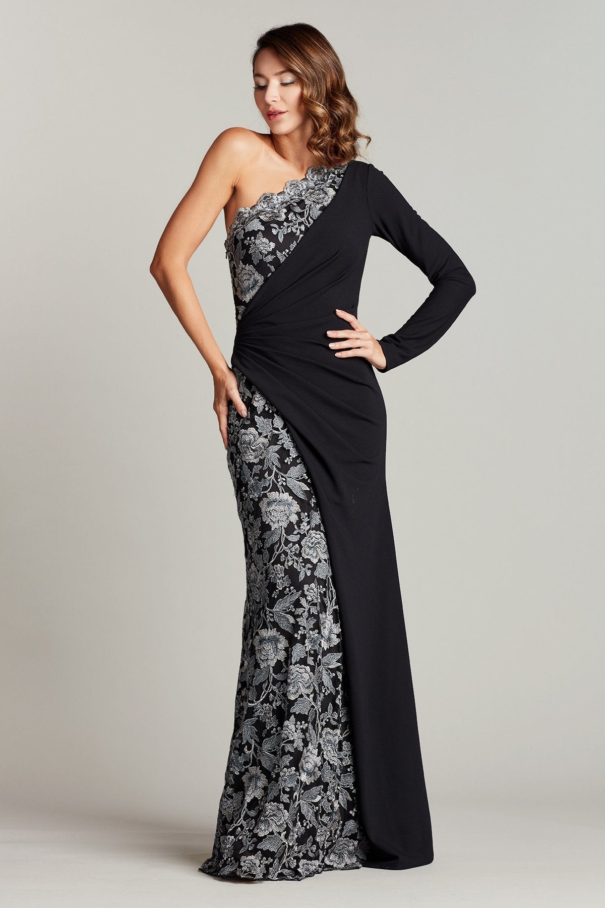Rasheda One-Shoulder Gown