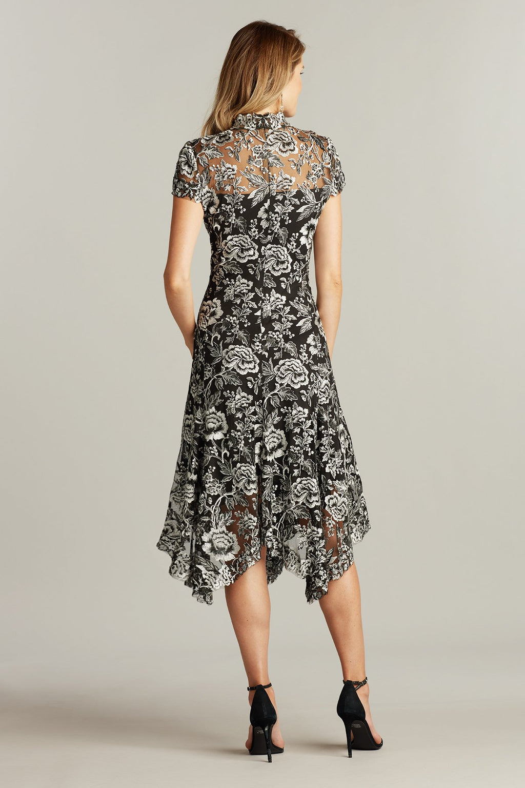 Aydar Handkerchief Hem Embroidered Dress