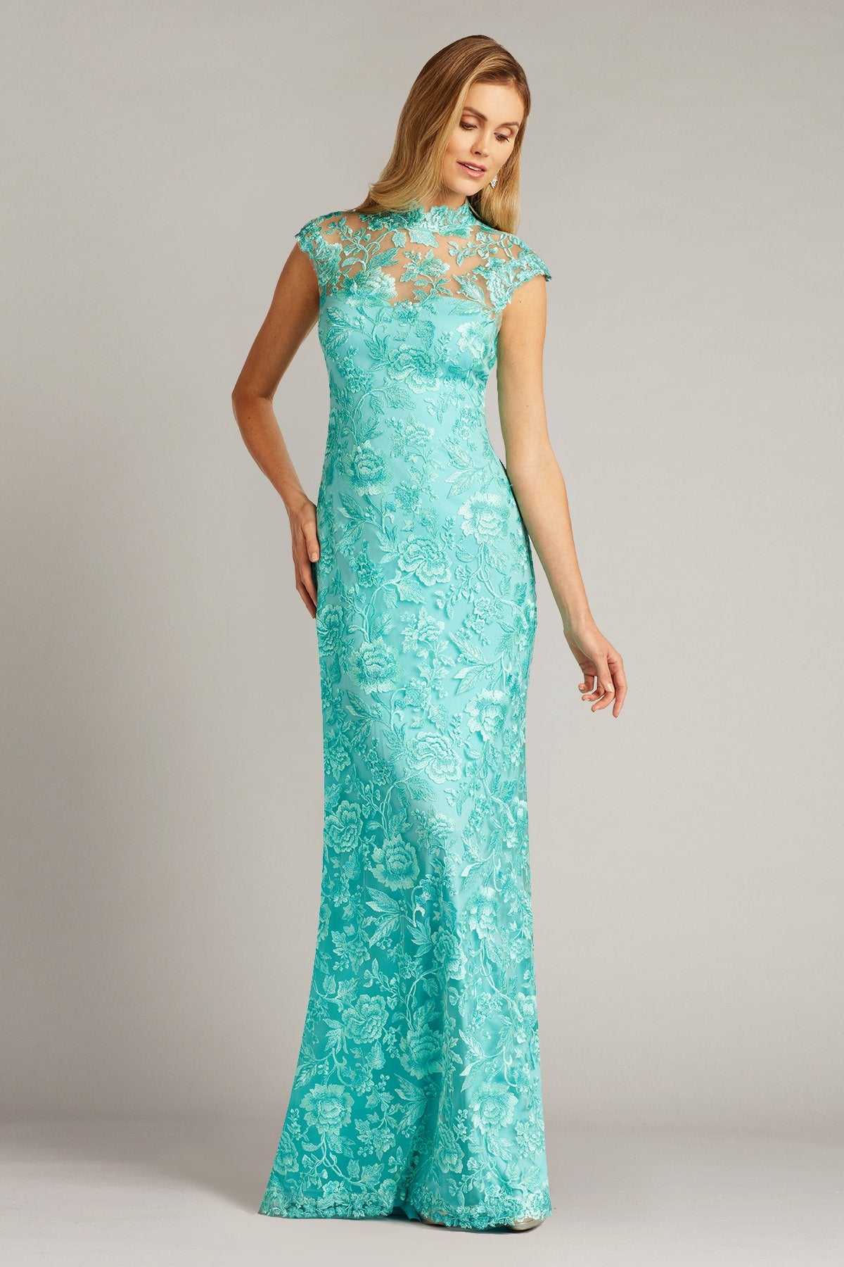 Qara Embroidered Gown-FRJAD