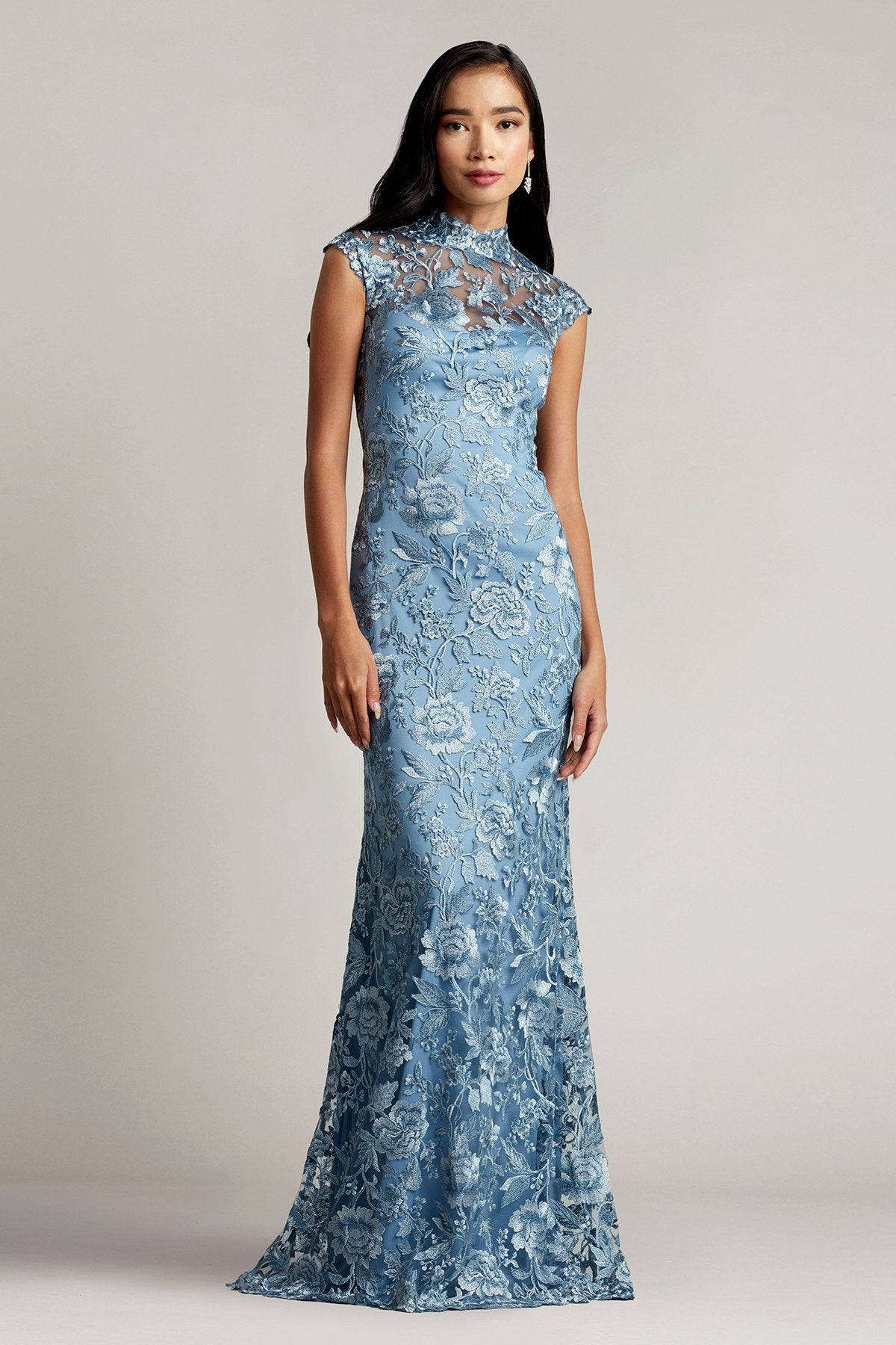 Qara Embroidered Gown