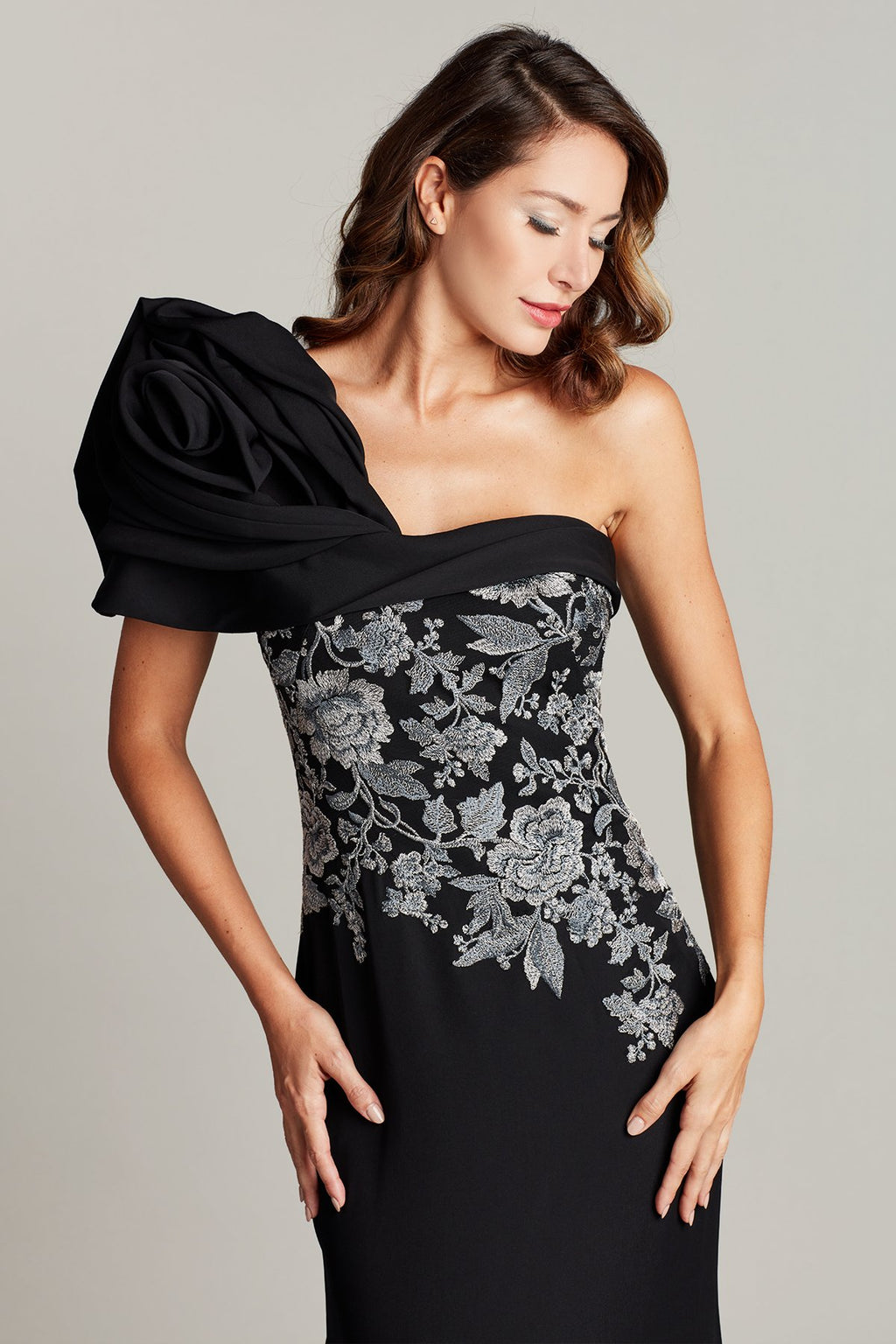 Khan Draped Flower Gown