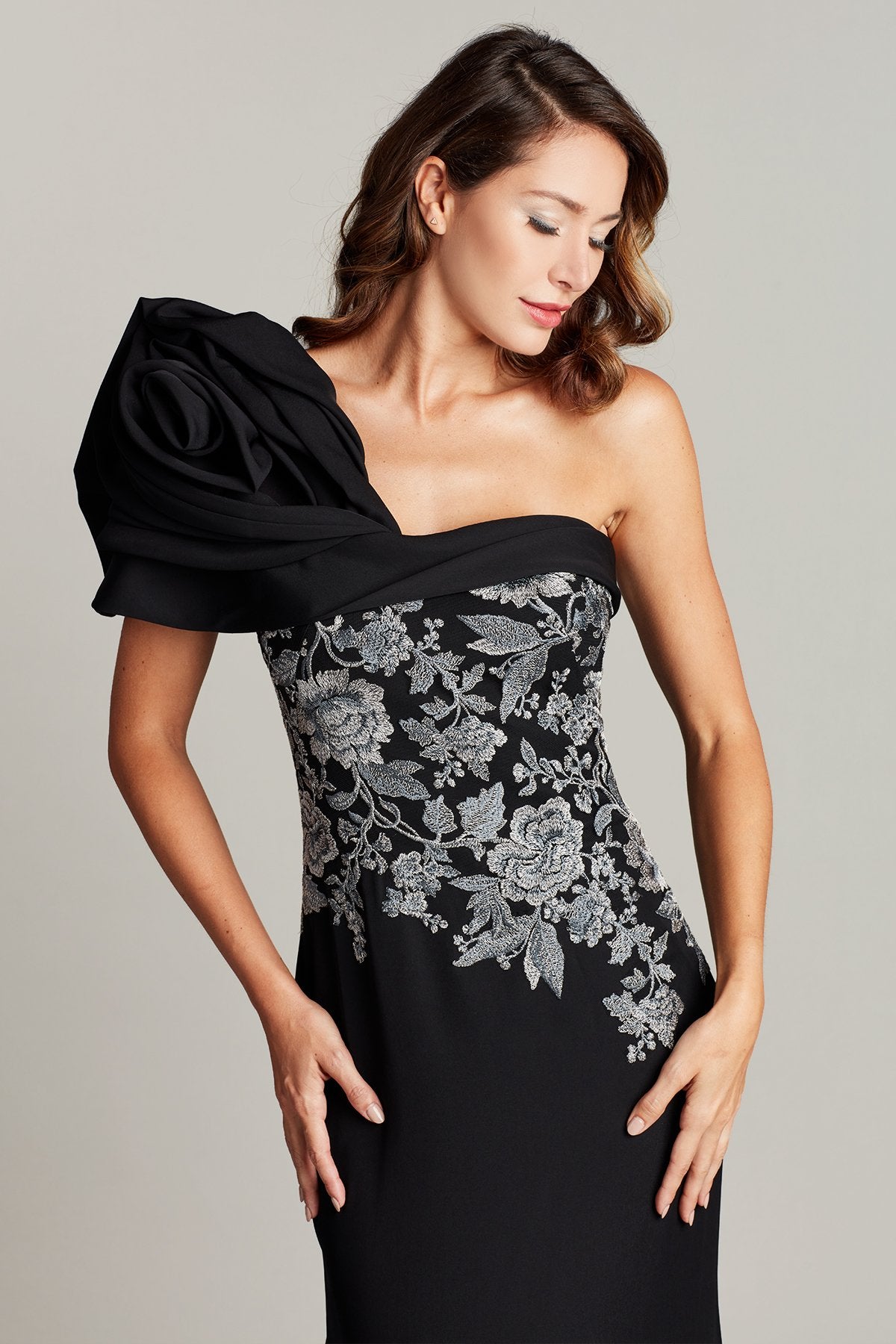 Khan Draped Flower Gown