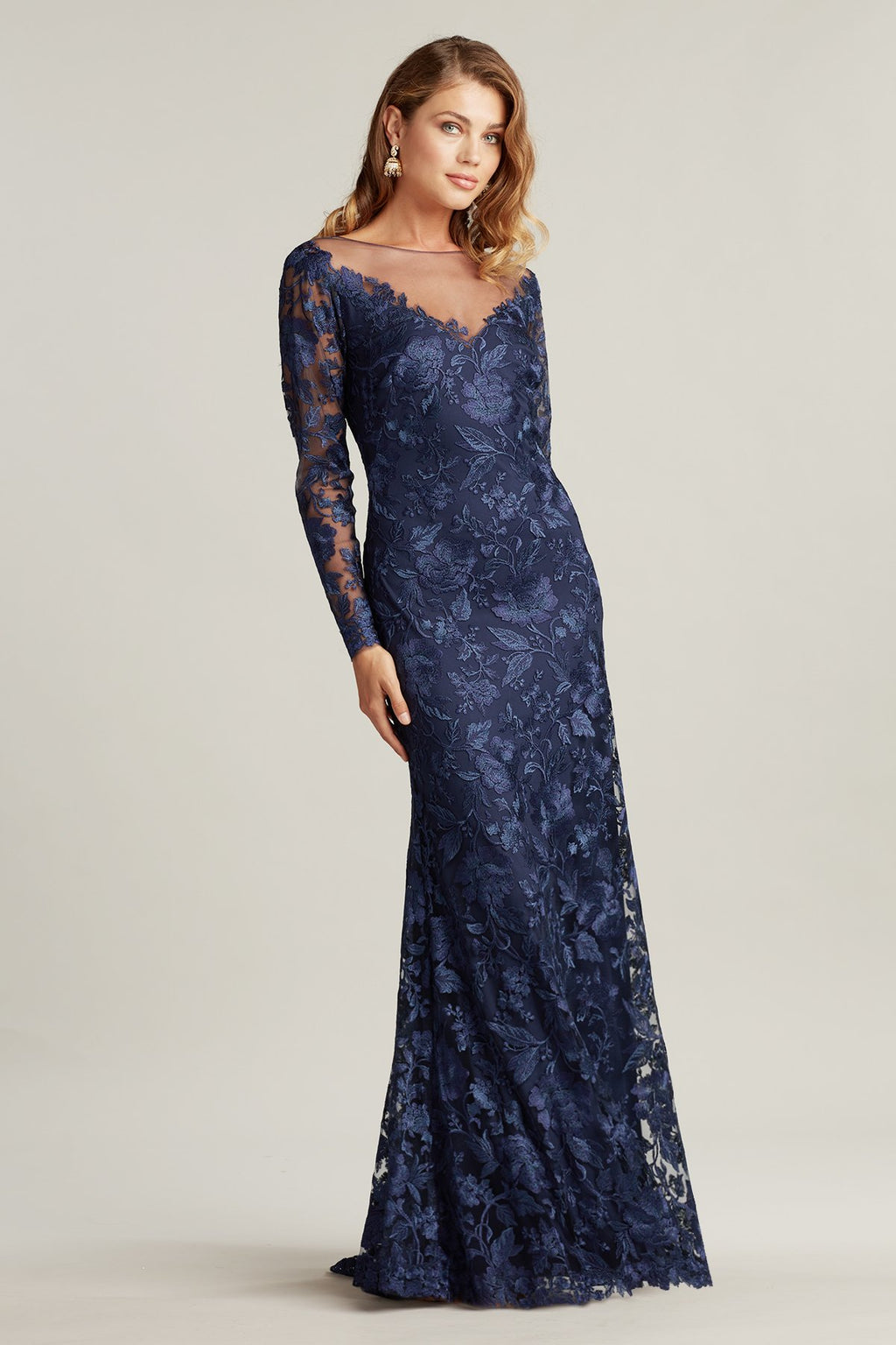 Madlen Embroidered Tulle Gown