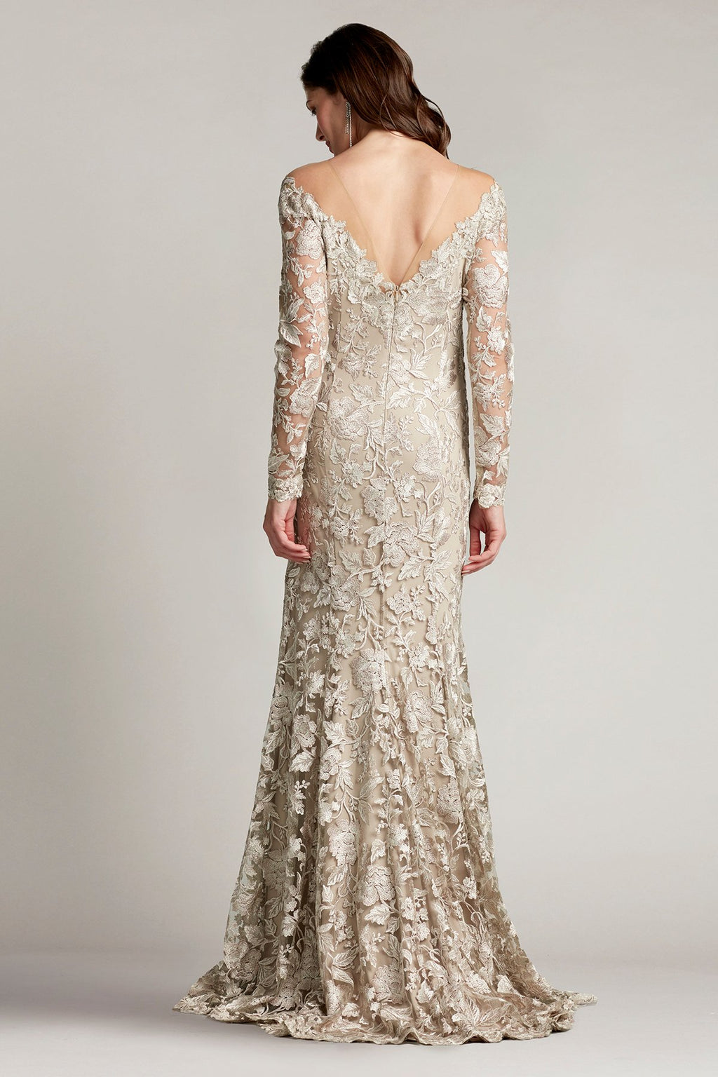 Madlen Embroidered Tulle Gown