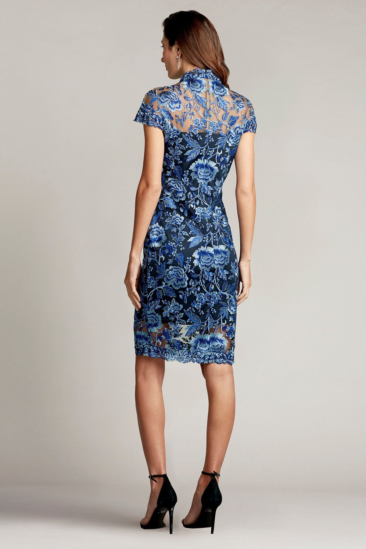 Ankur Keyhole Embroidered Dress