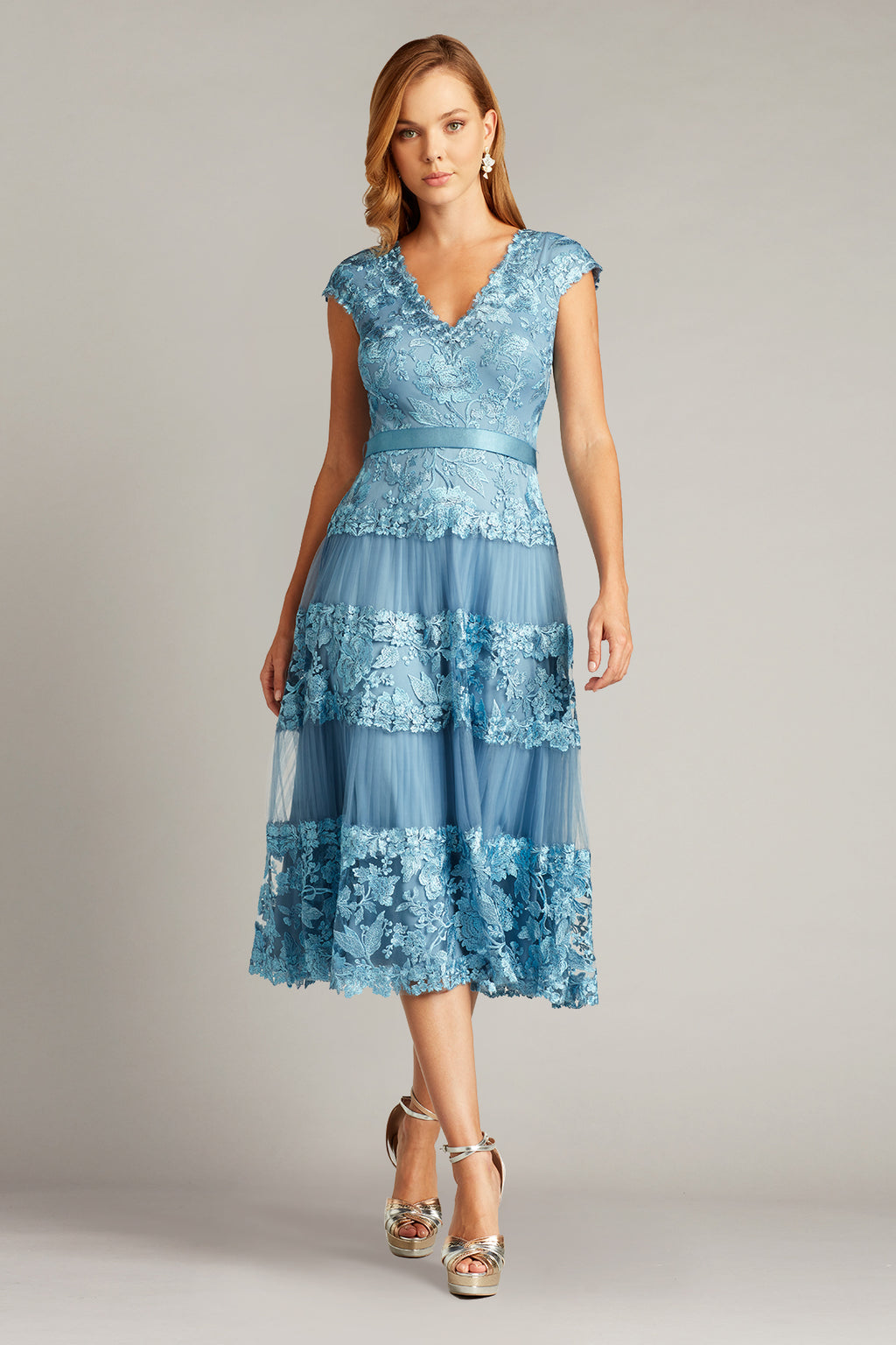 Dinah Embroidered Tulle Dress