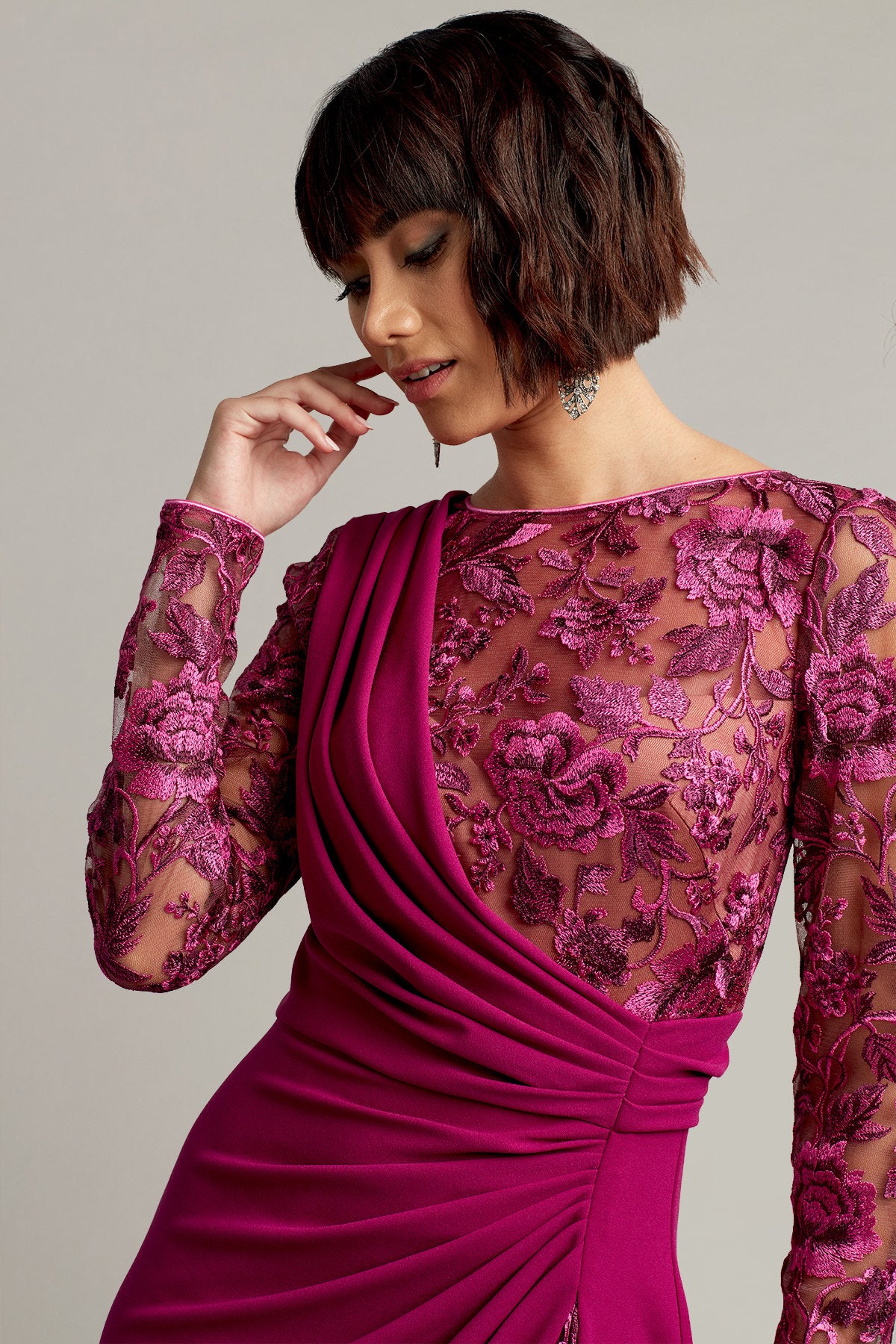 Boulder Asymmetric Draped Gown