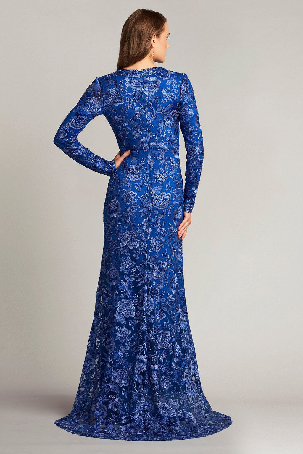 Wilder Long Sleeve Embroidered Gown