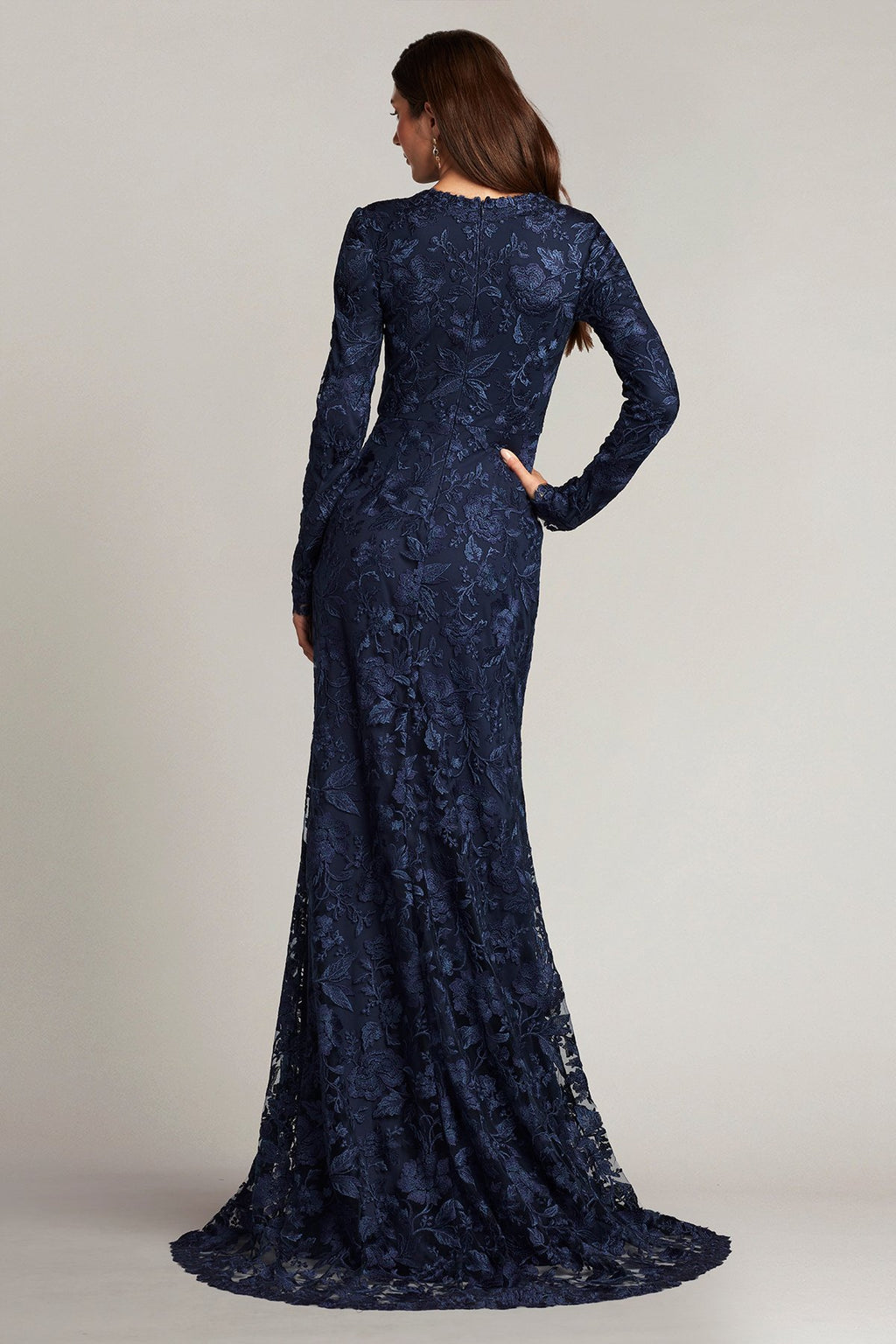 Wilder Long Sleeve Embroidered Gown