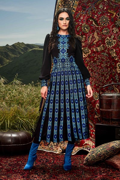 Murat Tulle-Embroidered Midi Dress