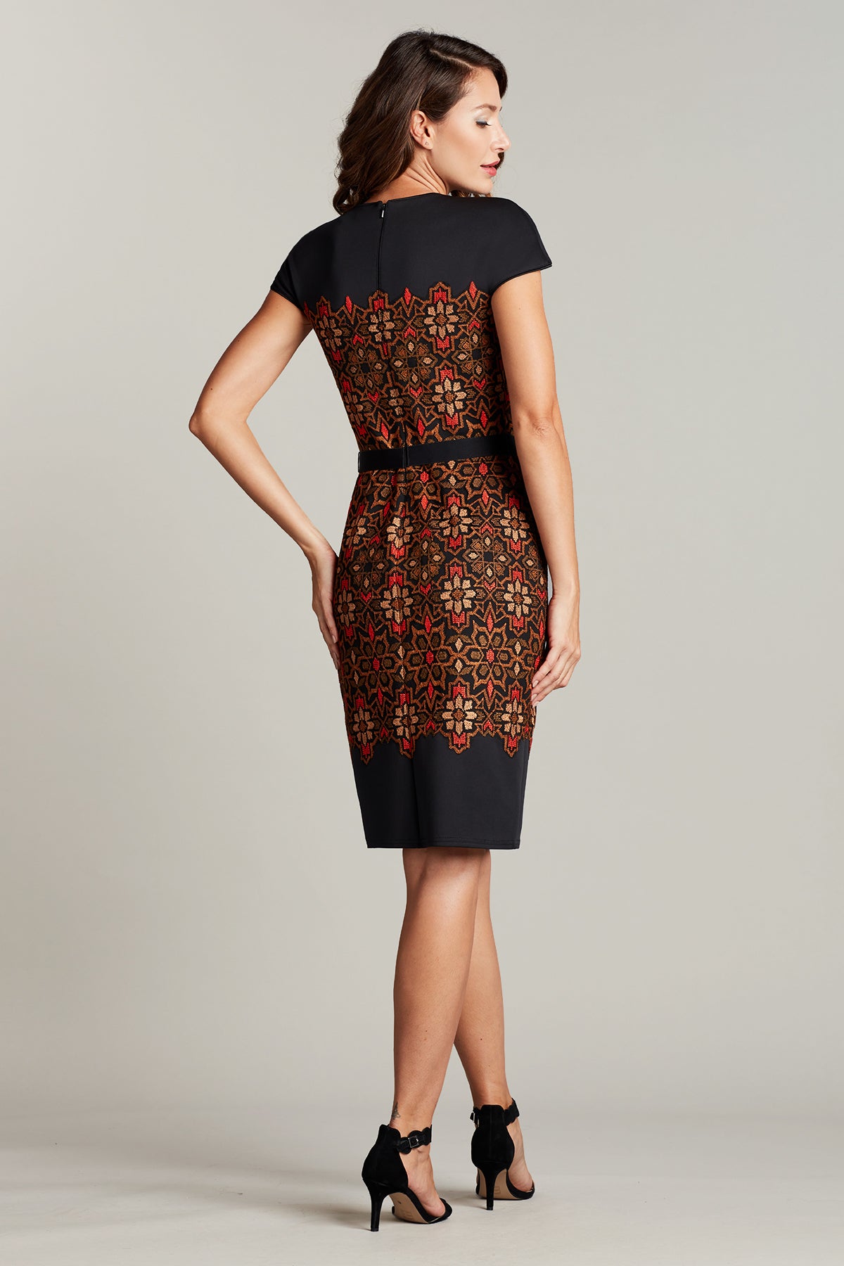 Ceyla Belted Cocktail Dress