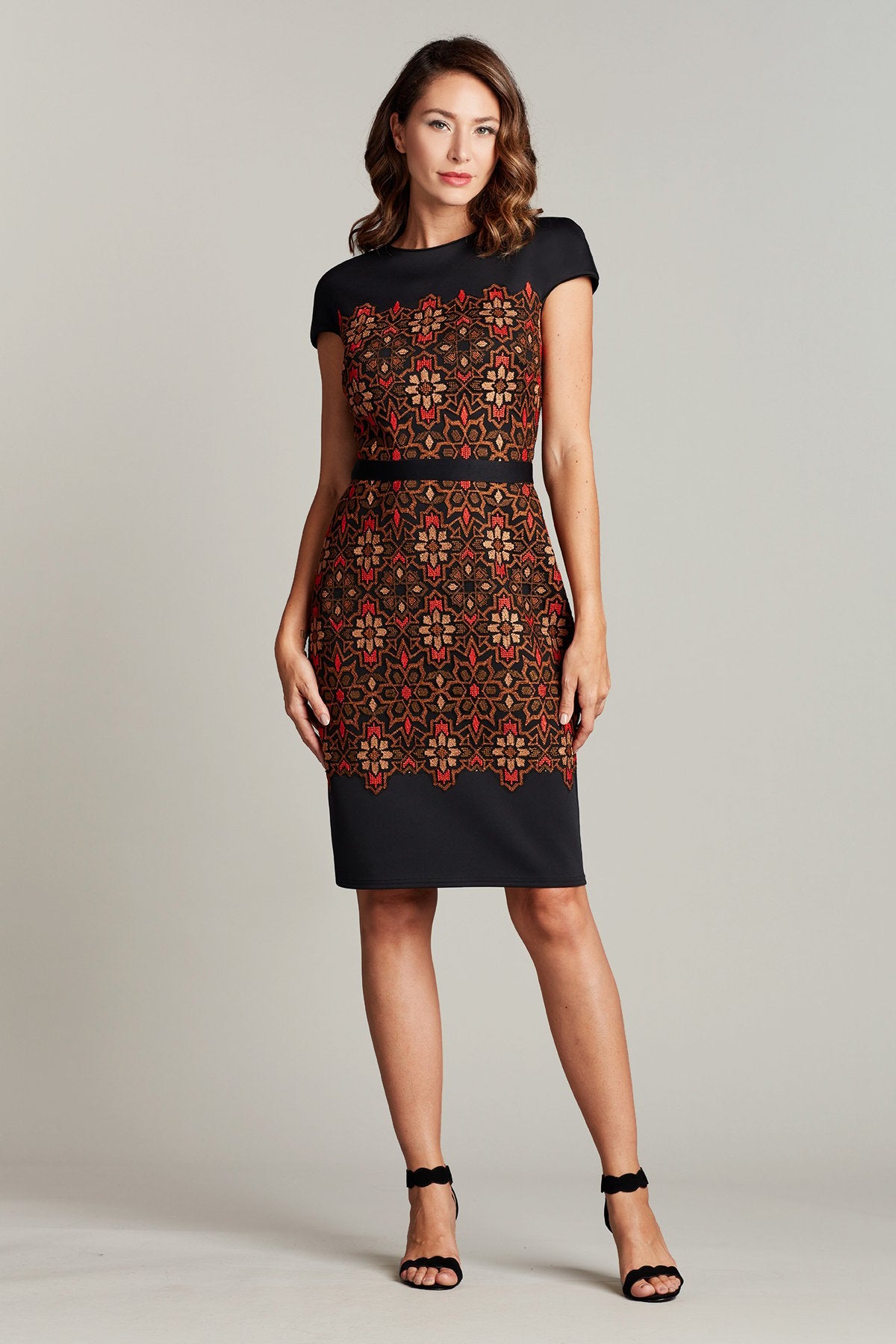 Ceyla Belted Cocktail Dress