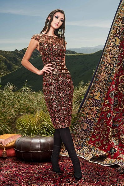 Orhan Embroidered Dress