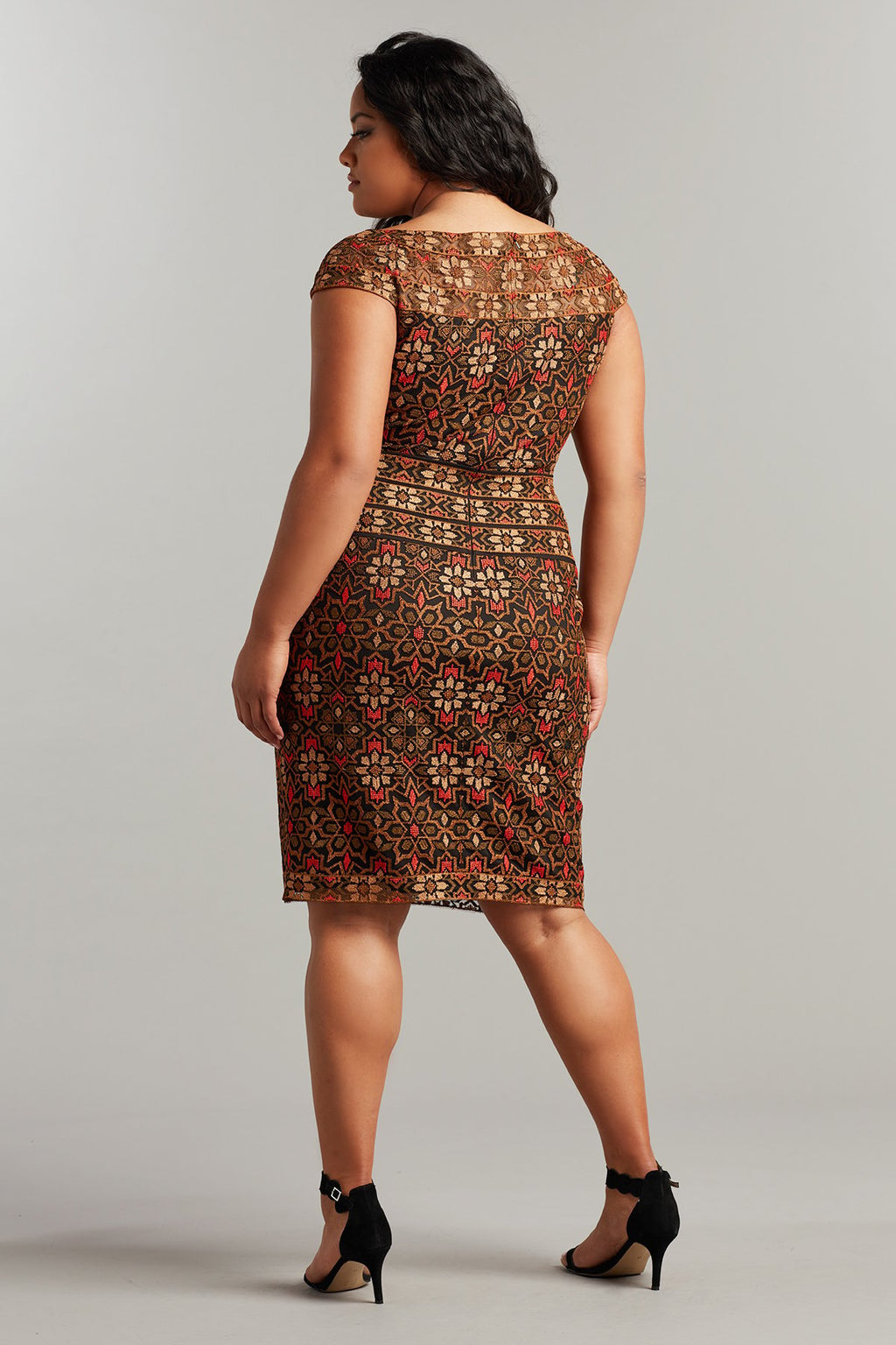 Orhan Embroidered Dress - PLUS SIZE