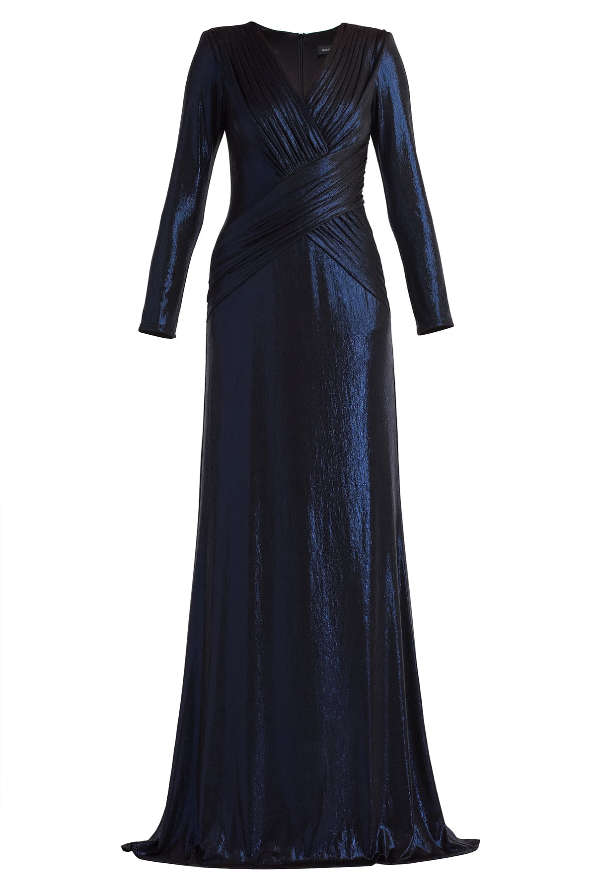 Esau Metallic Crisscross Draped Gown Tadashi Shoji Official Online Boutique Esau Metallic Crisscross Draped Gown Tadashi Shoji Official Online Boutique