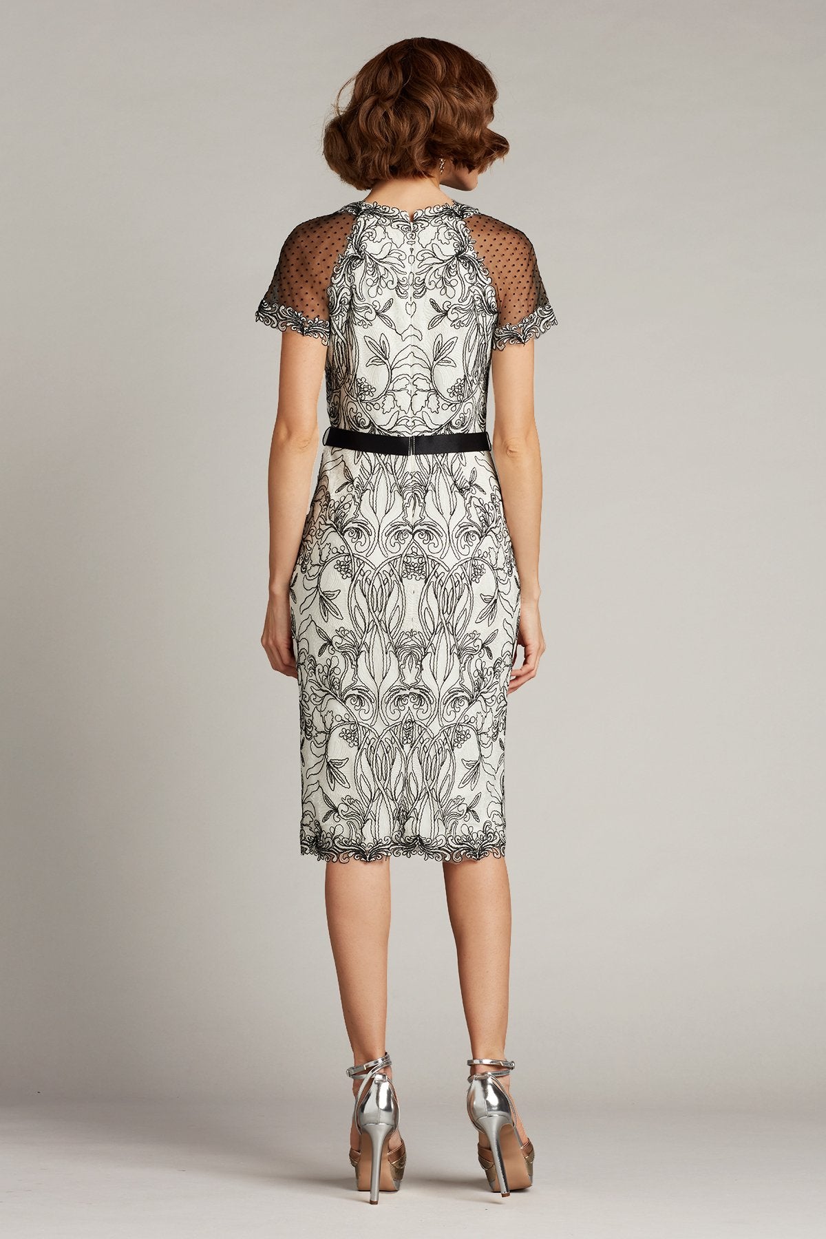 Newton Lace & Neoprene Dress