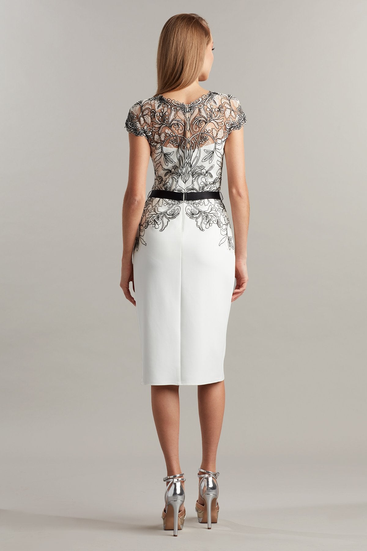Vihaan Neoprene Embroidered Dress