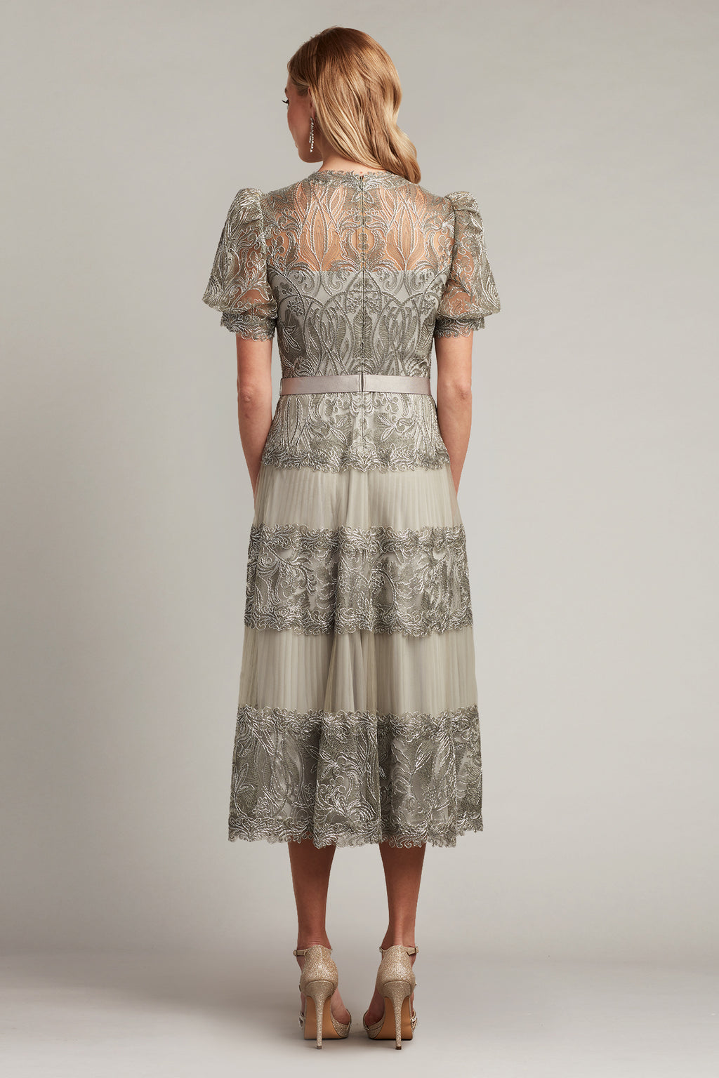 Fatiha Floral Lace & Chiffon Dress